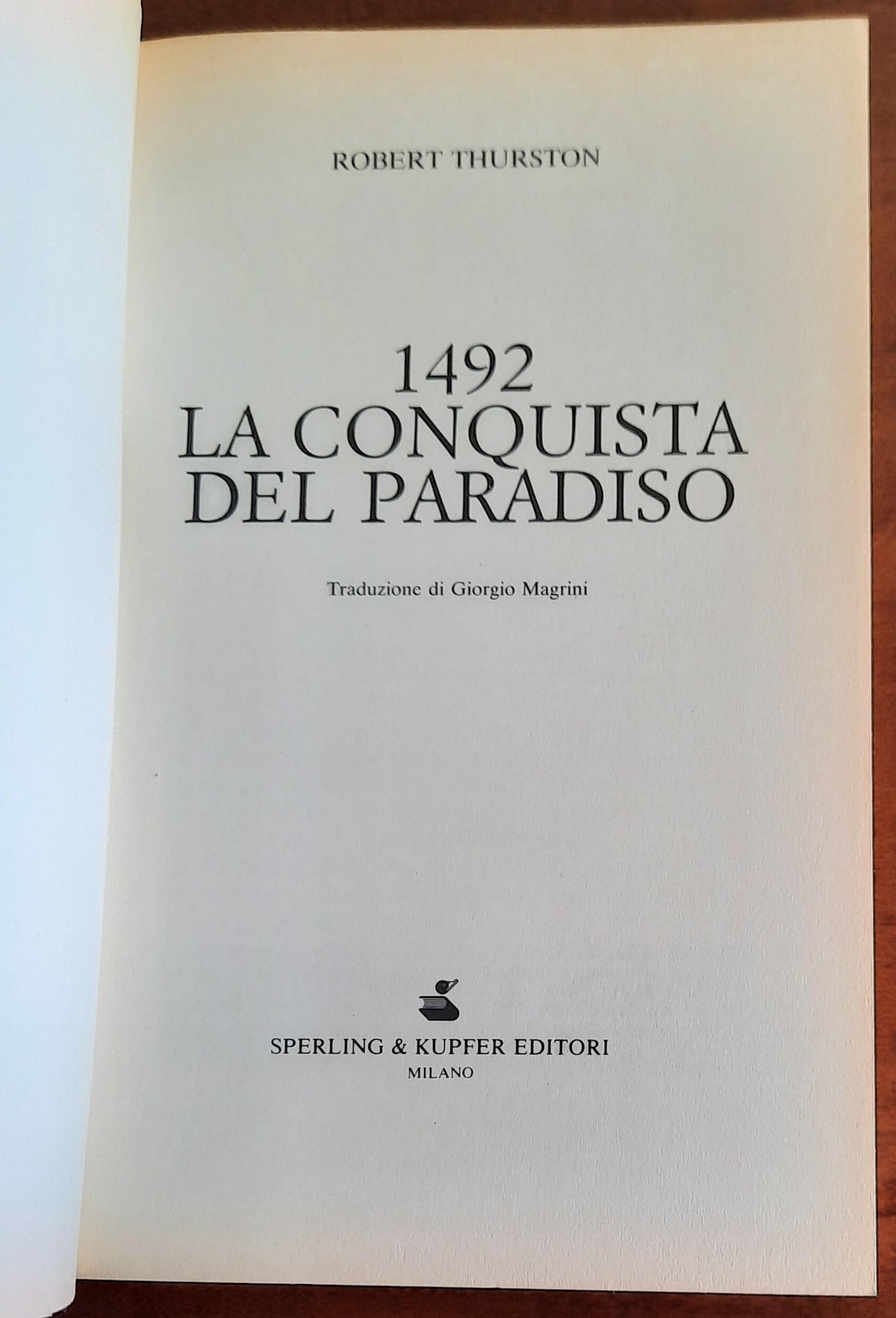 1492 La conquista del paradiso - Sperling & Kupfer
