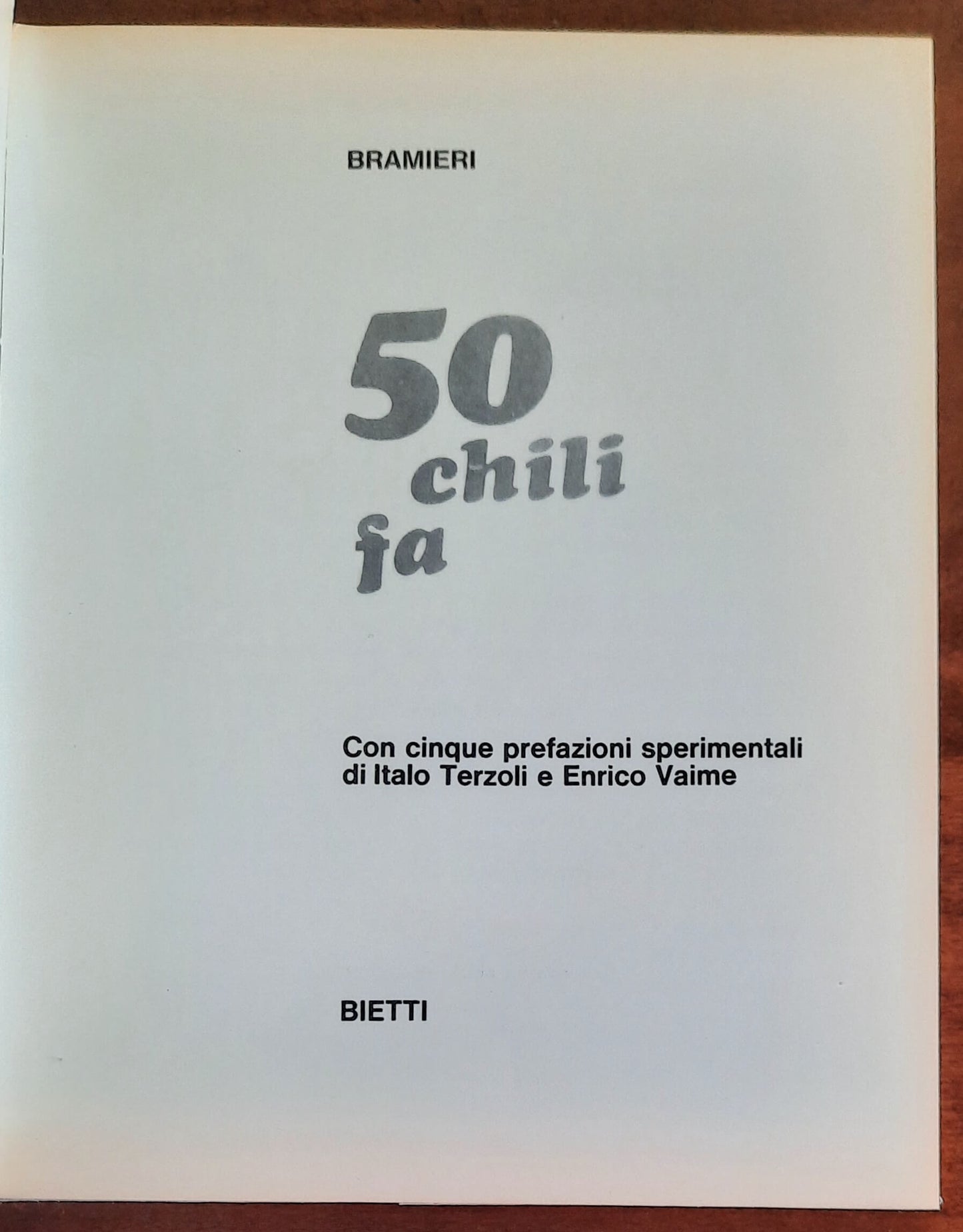 50 chili fa (allegato disco con sketch) - di Gino Bramieri - Bietti