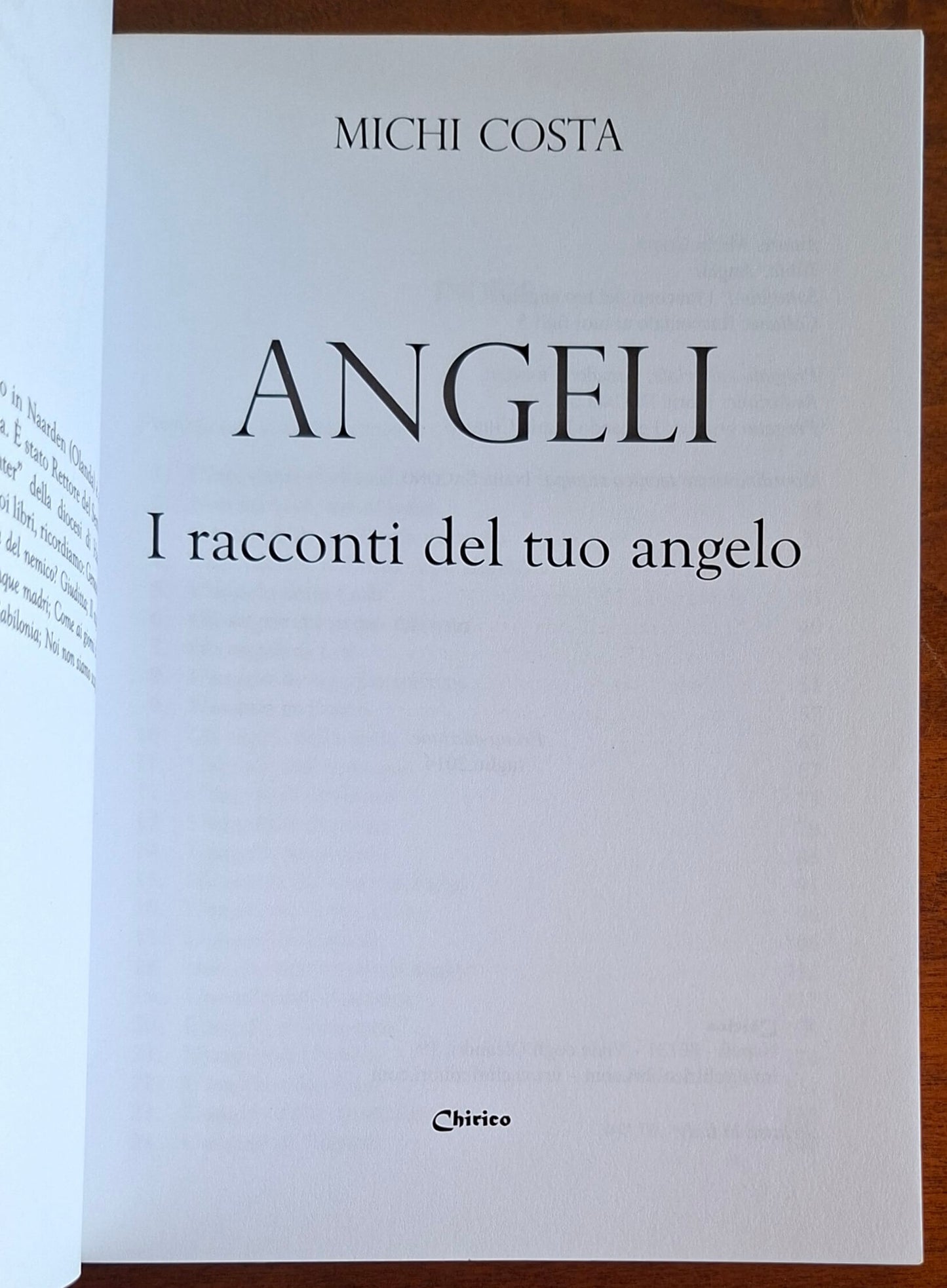 Angeli. I racconti del tuo angelo - Michi Costa - Chirico
