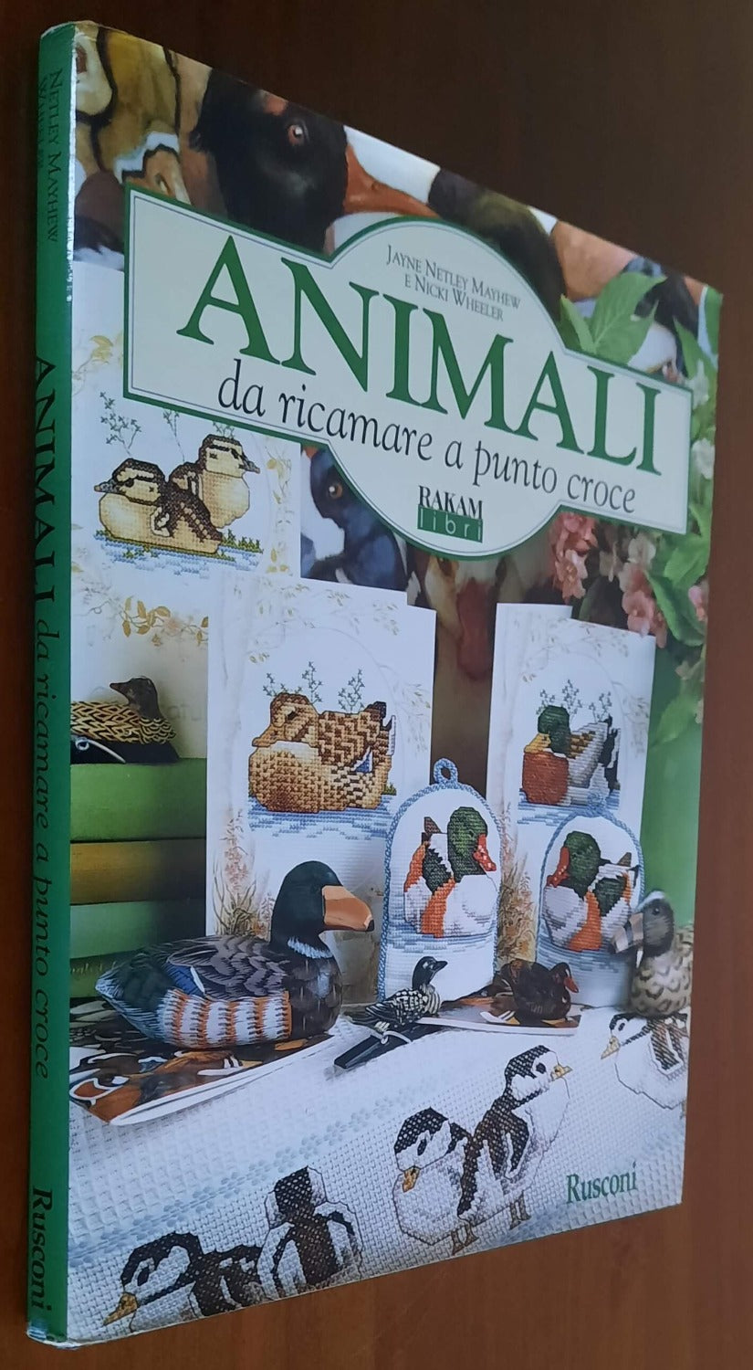 Animali da ricamare a punto croce - Rusconi