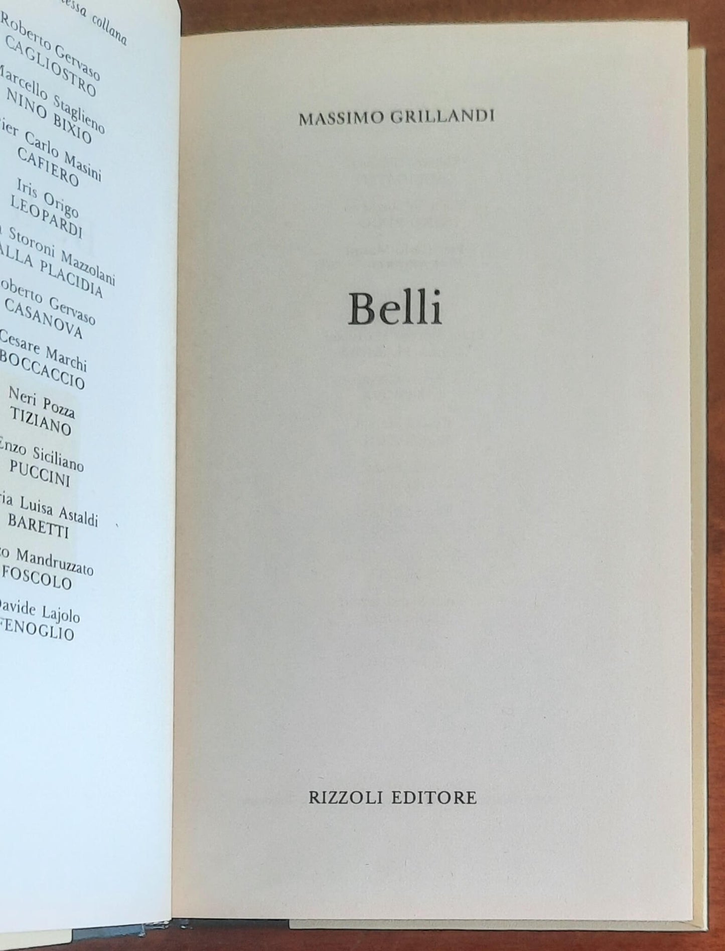 Belli (Giuseppe Gioachino) - Rizzoli