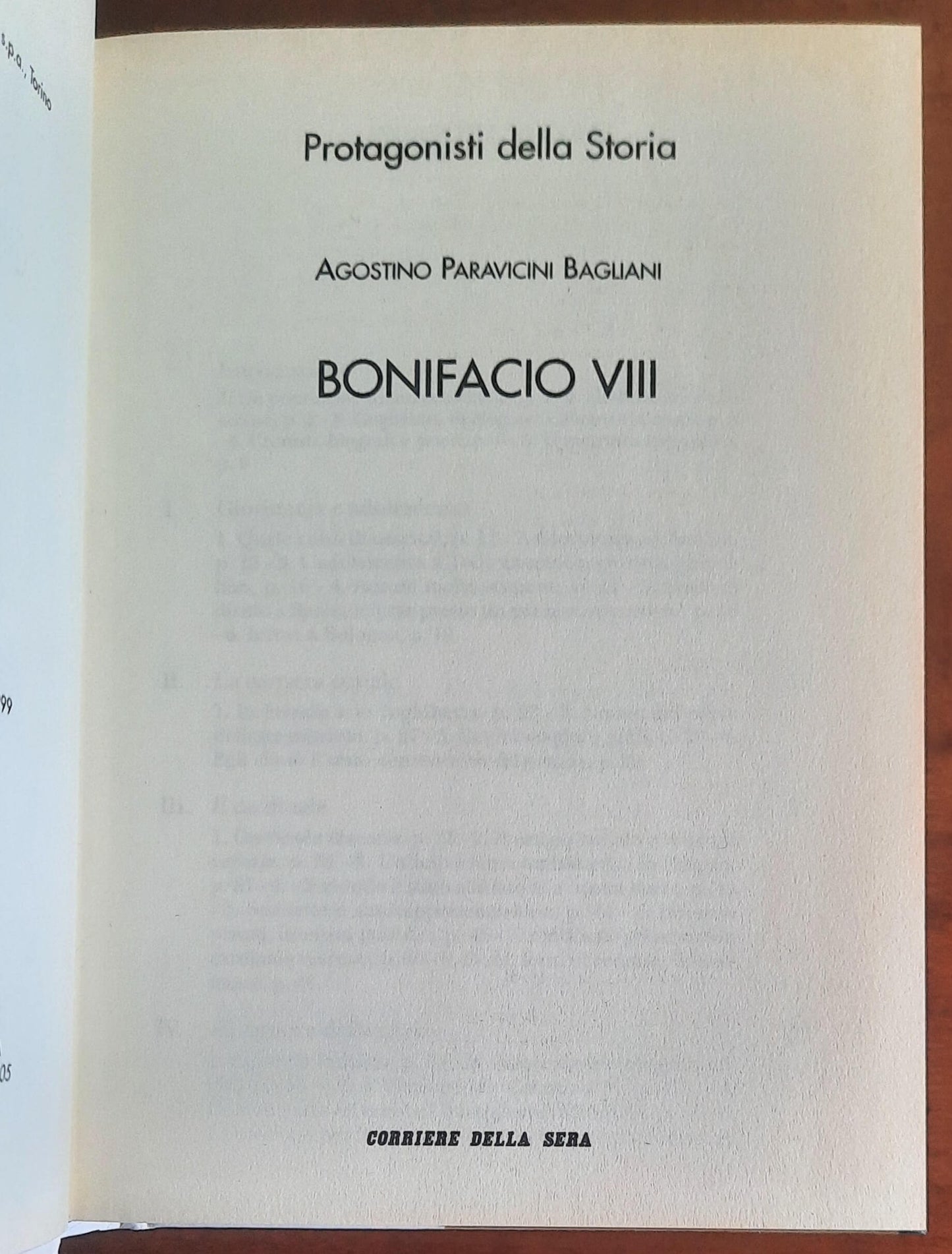 Bonifacio VIII - Corriere Della Sera - Protagonisti della Storia