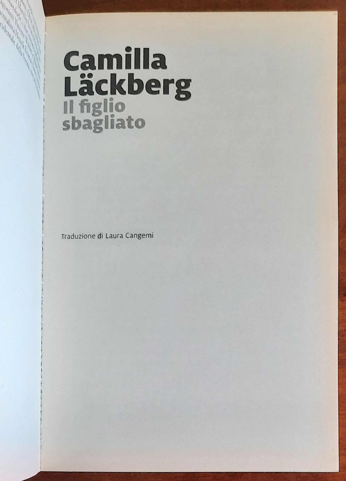Camilla Lackberg: Il figlio sbagliato. I delitti di Fjällbacka. Vol. 11