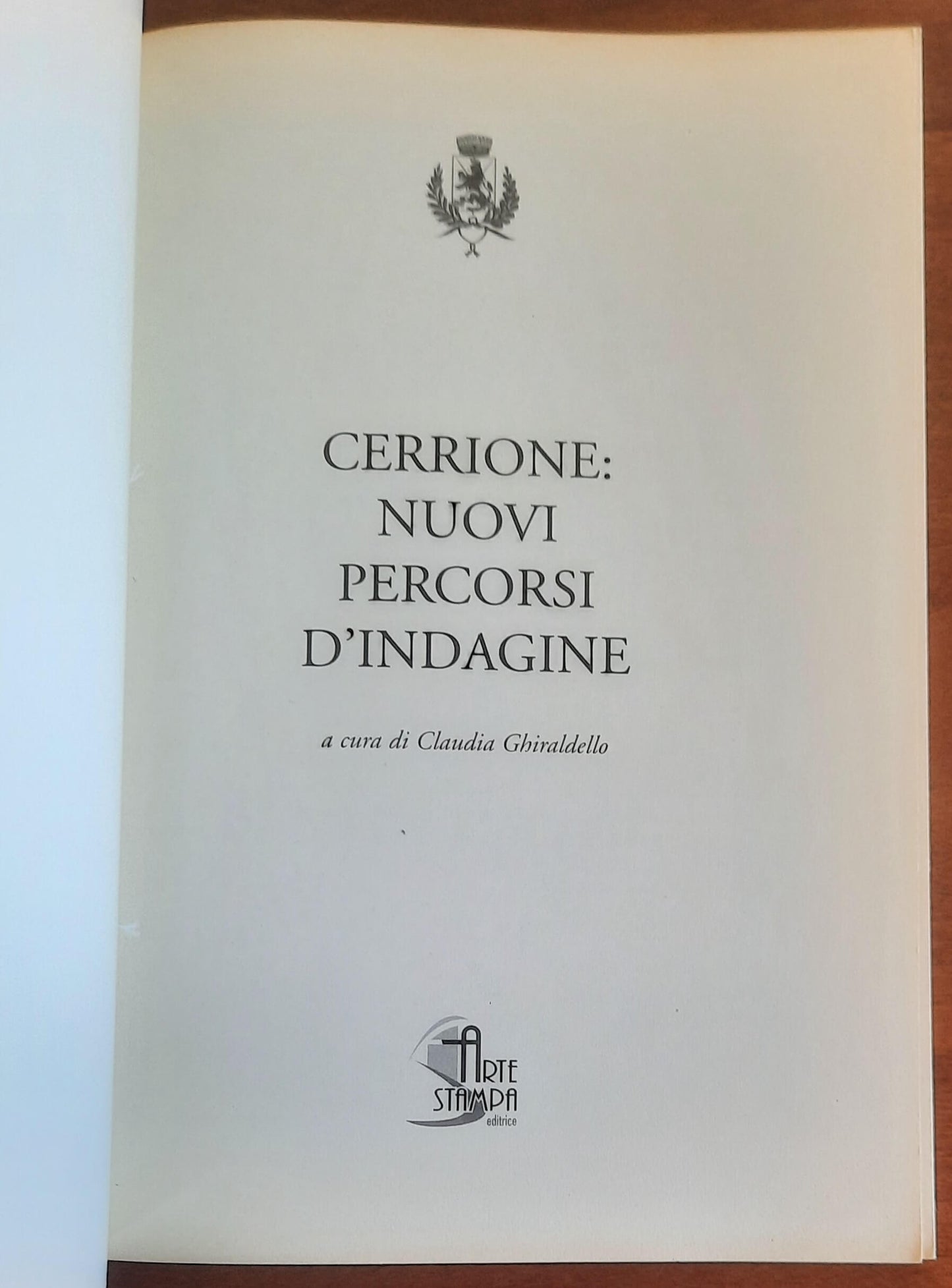 Cerrione nuovi percorsi di indagine - Arte Della Stampa