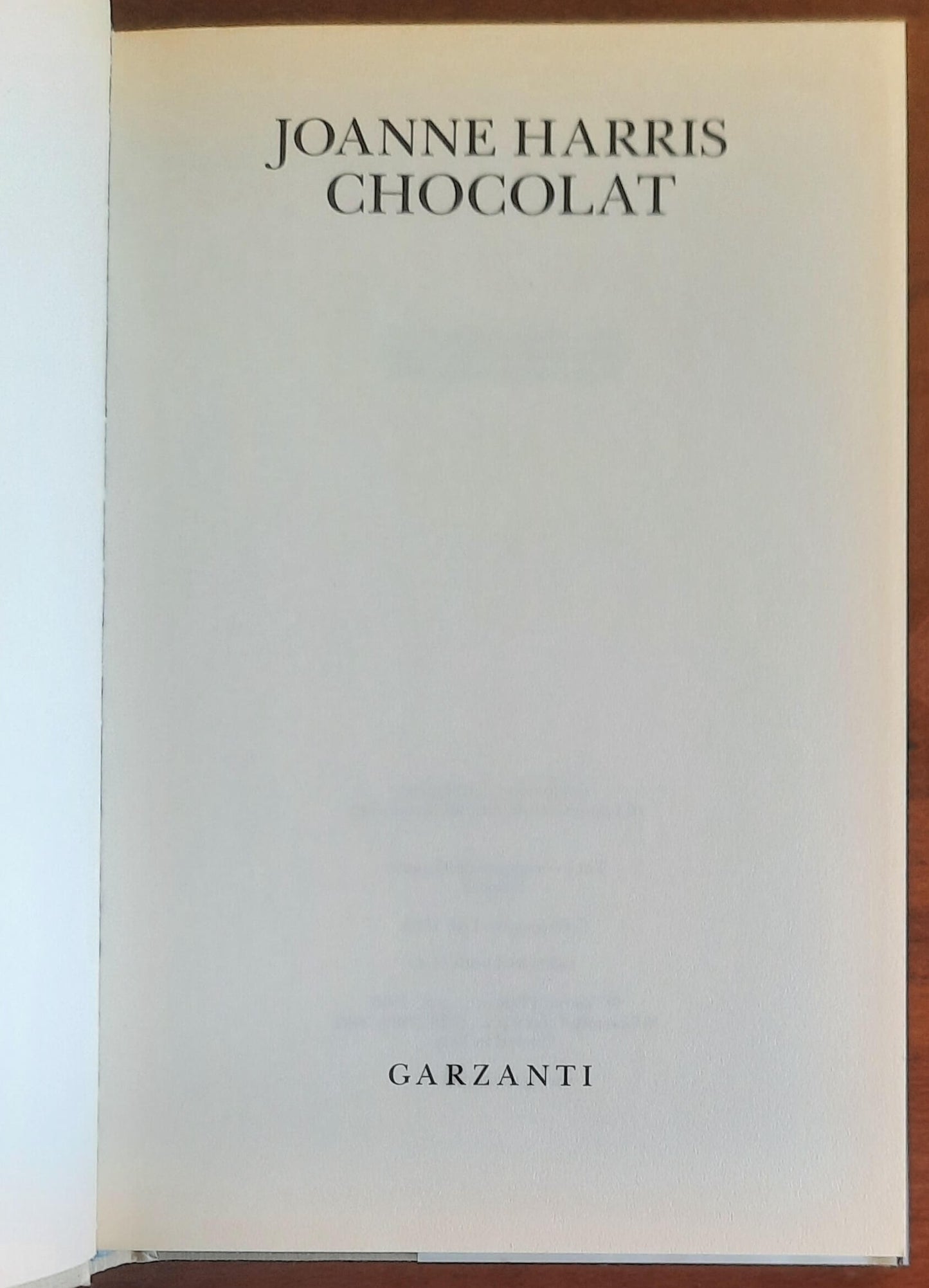 Chocolat - di Joanne Harris - Garzanti