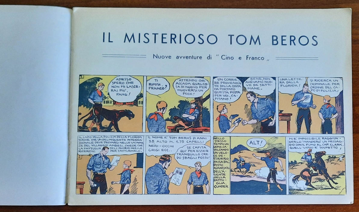 Cino e Franco - Il misterioso Tom Beros - Casa Editrice Nerbini