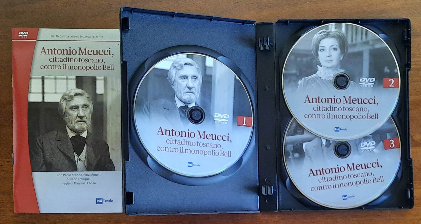 Cofanetto 3 DVD: Antonio Meucci, cittadino toscano, contro il monopolio Bell