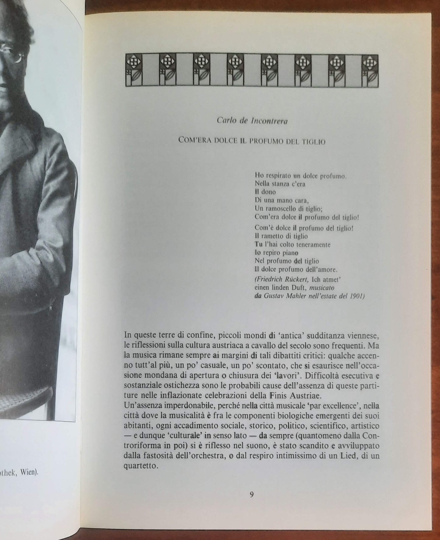 Com'era dolce il profumo del tiglio. La musica a Vienna nell'età di Freud