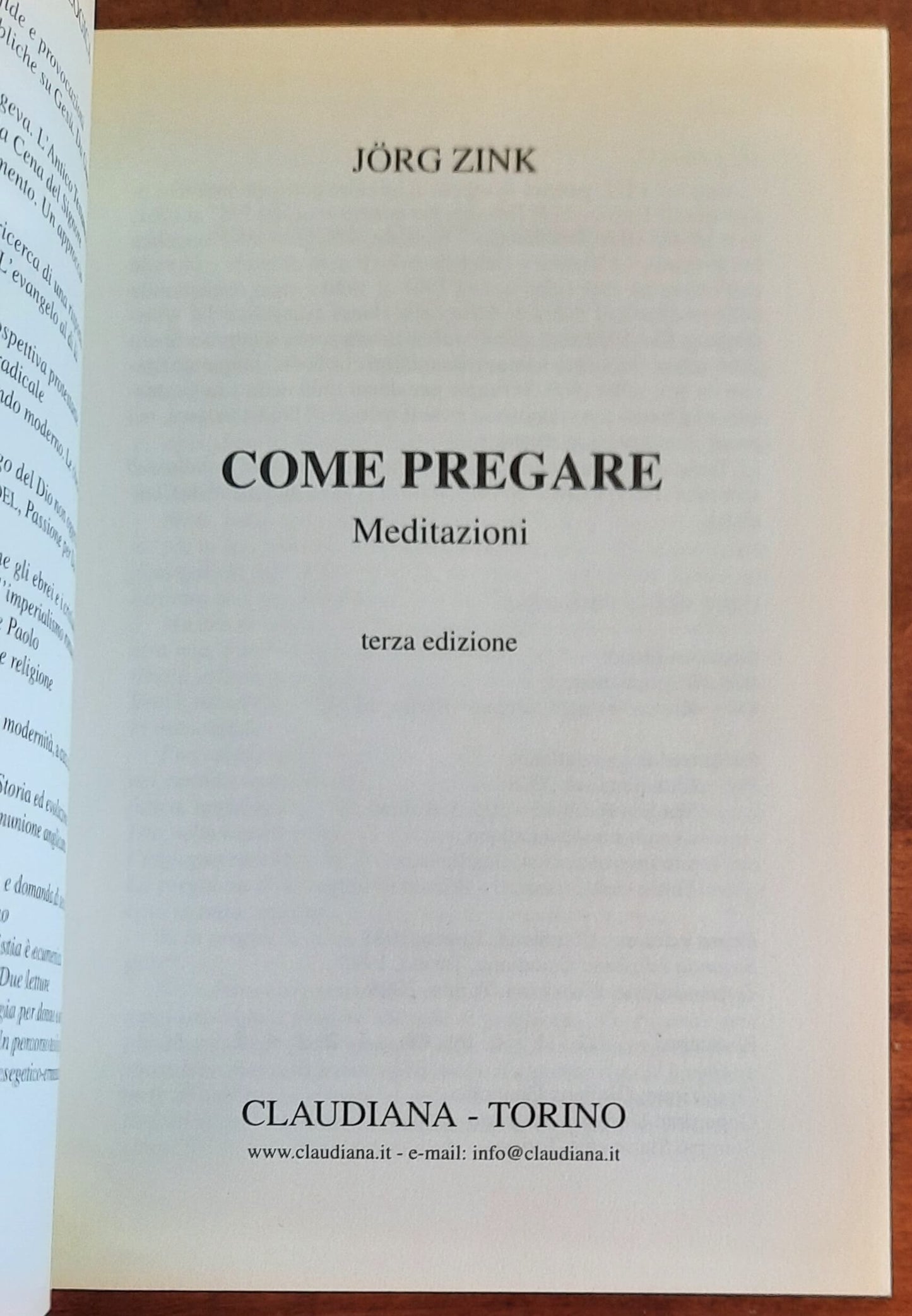 Come pregare. Meditazioni - Claudiana
