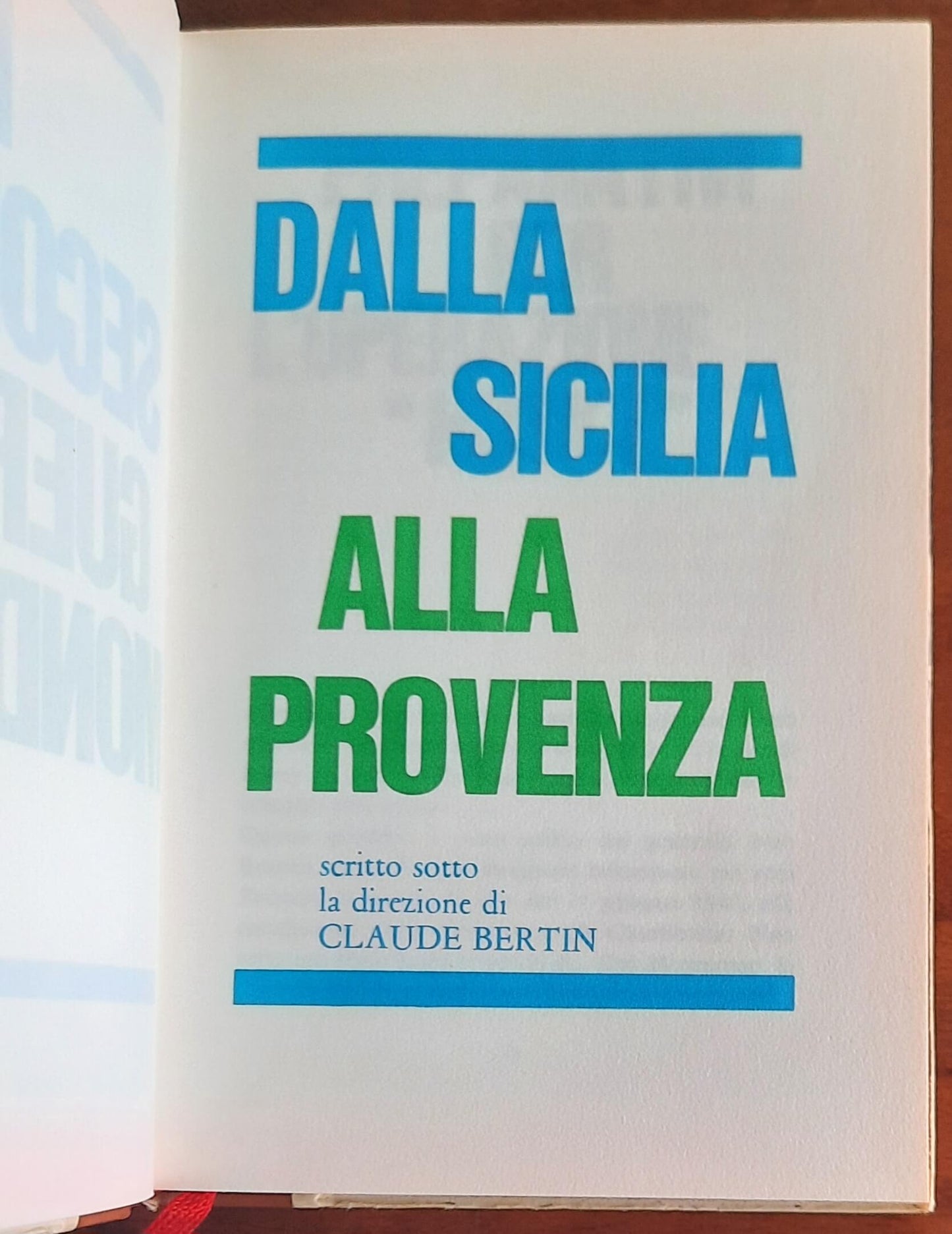 Dalla Sicilia alla Provenza - Edizioni Ferni - 1973