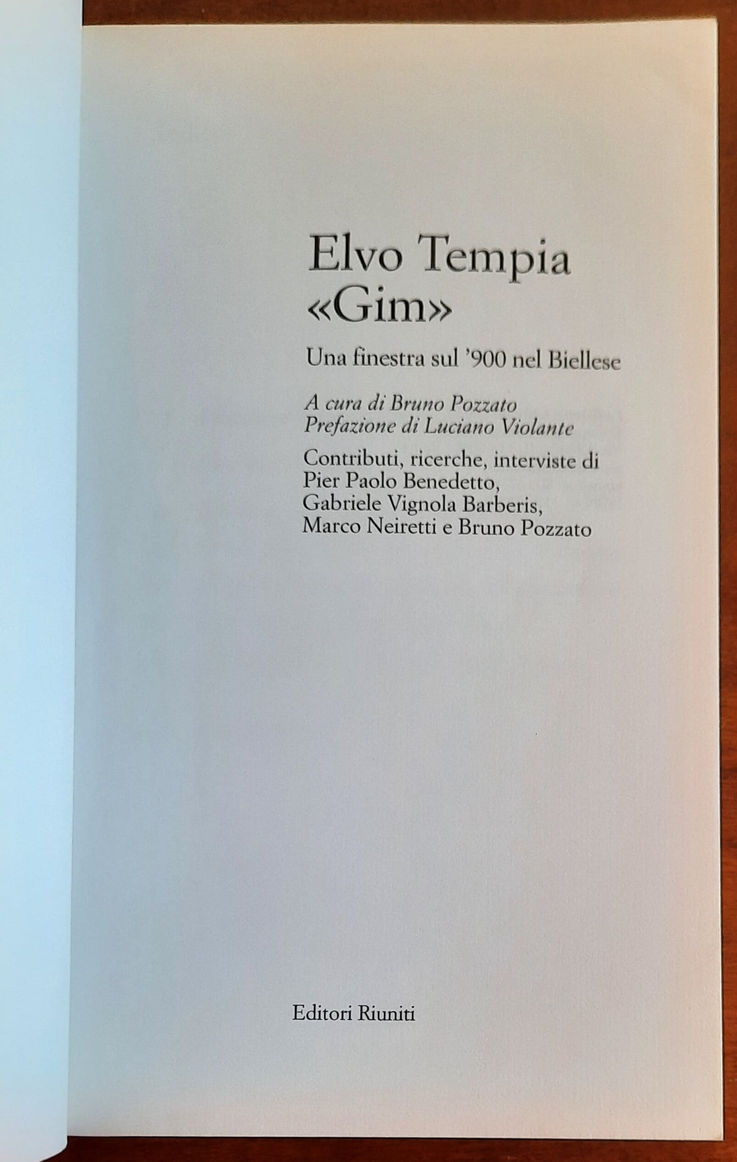 Elvo Tempia «Gim». Una finestra sul ’900 nel Biellese