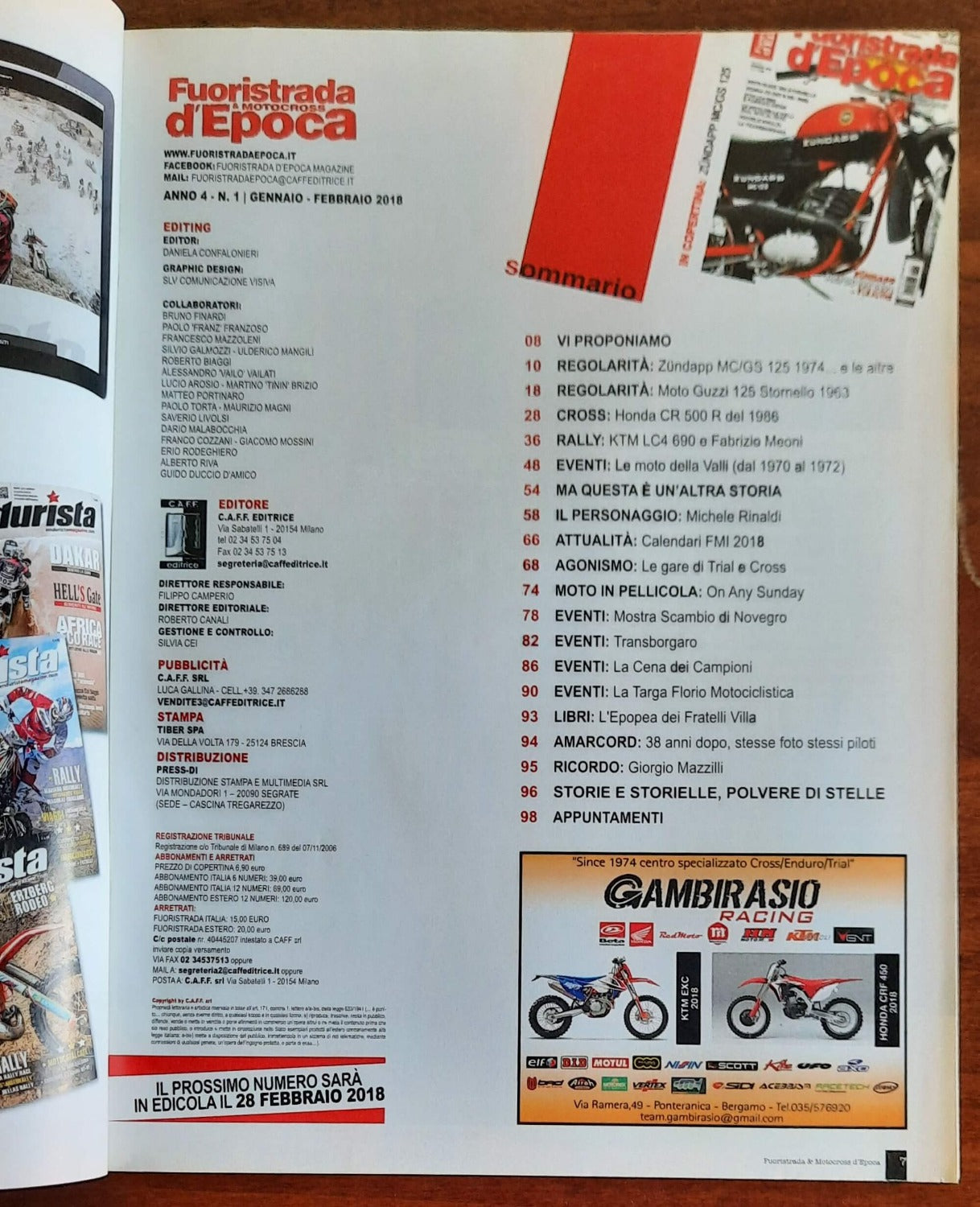 Fuoristrada & Motocross d'Epoca - Gen/Feb 2018