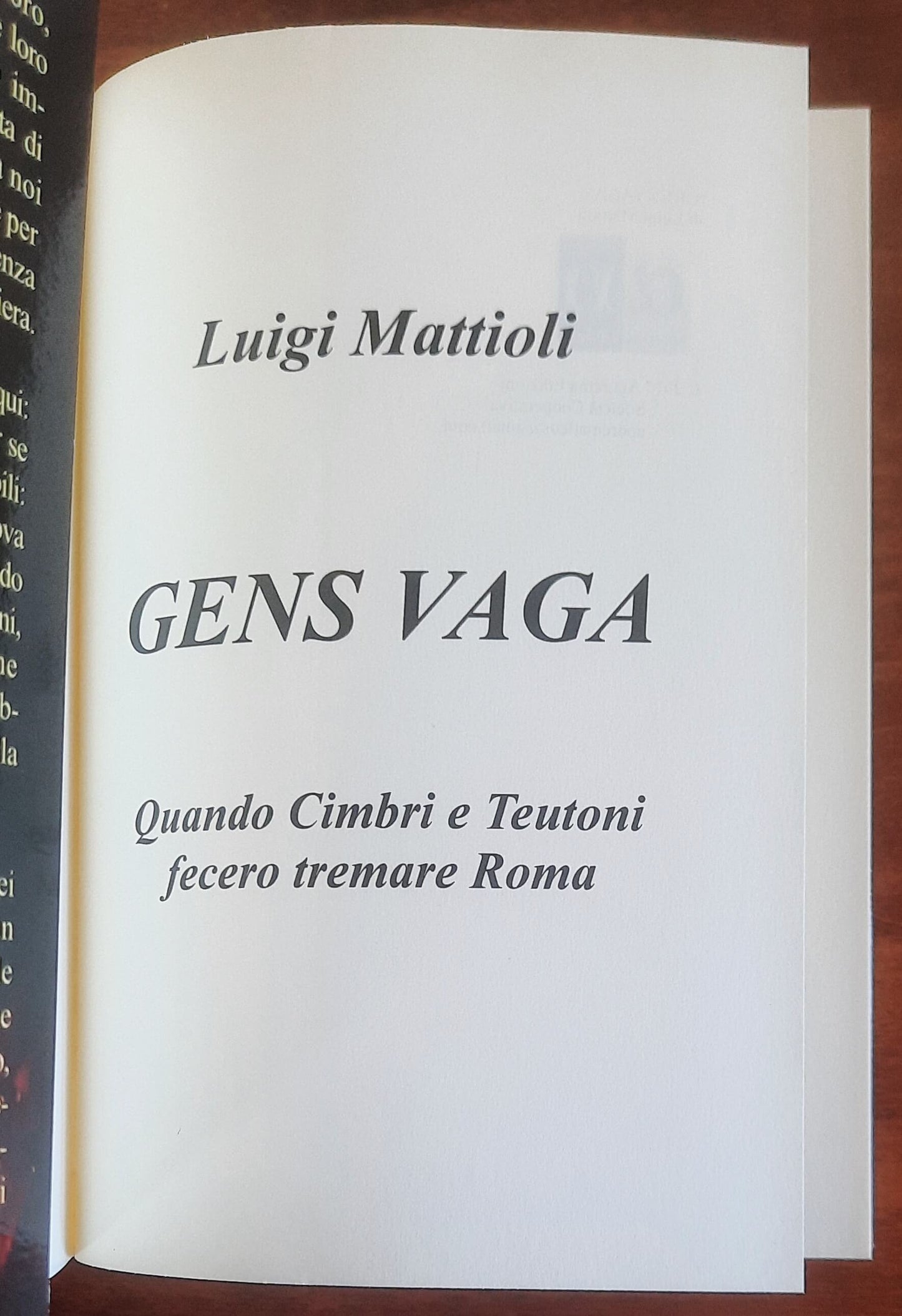 Gens vaga. Quando Cimbri e Teutoni fecero tremare Roma