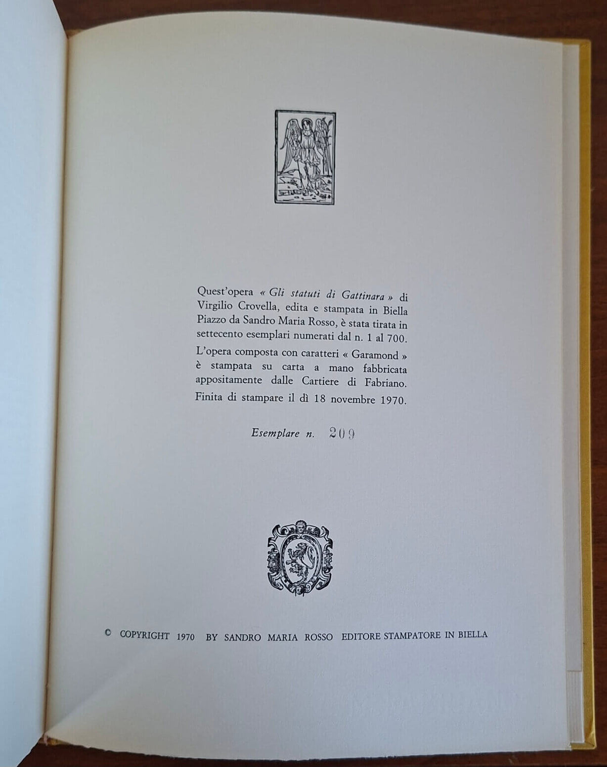 Gli statuti di Gattinara - Virglio Crovella - Sandro Maria Rosso Editore