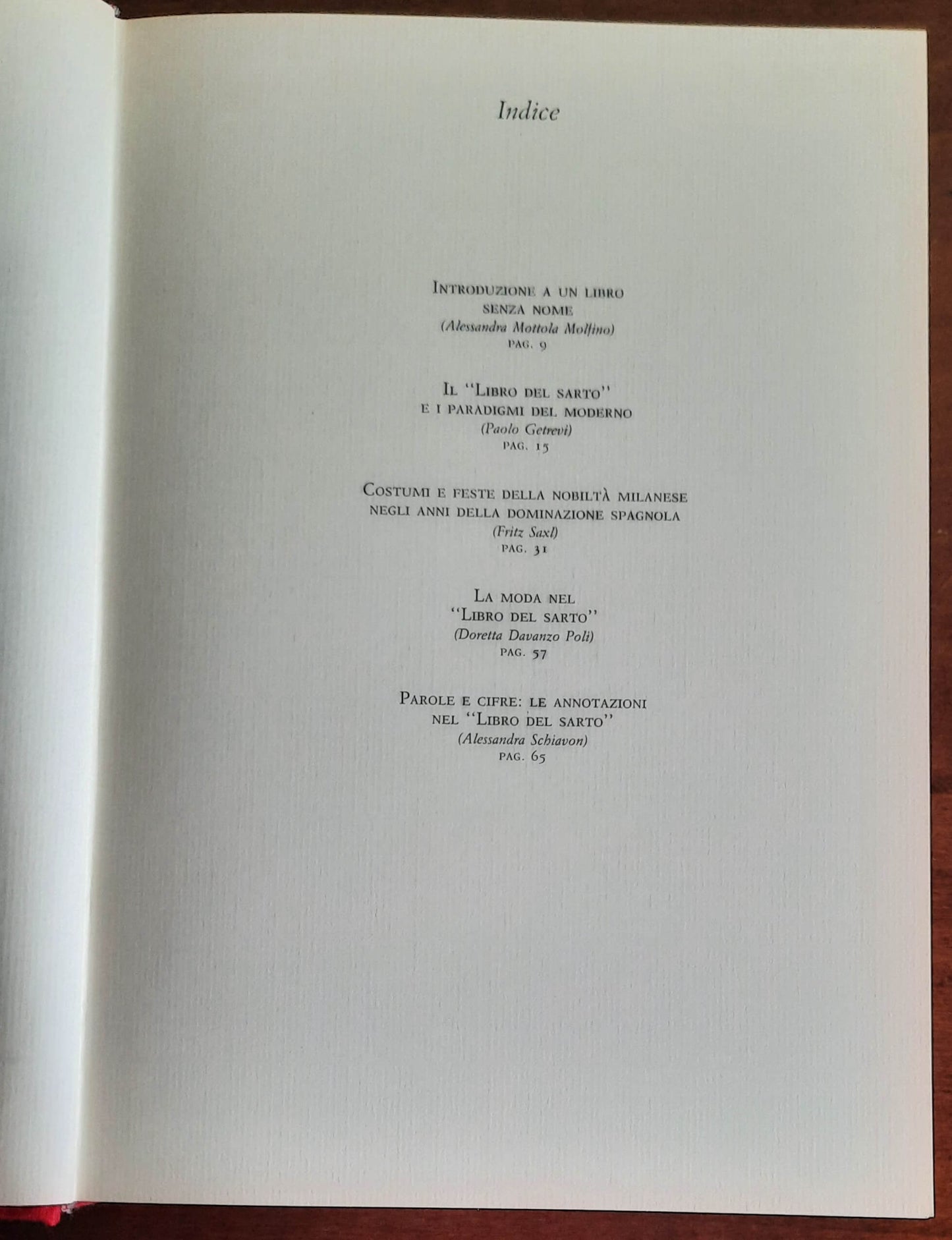 Il Libro del Sarto della Fondazione Querini Stampalia di Venezia