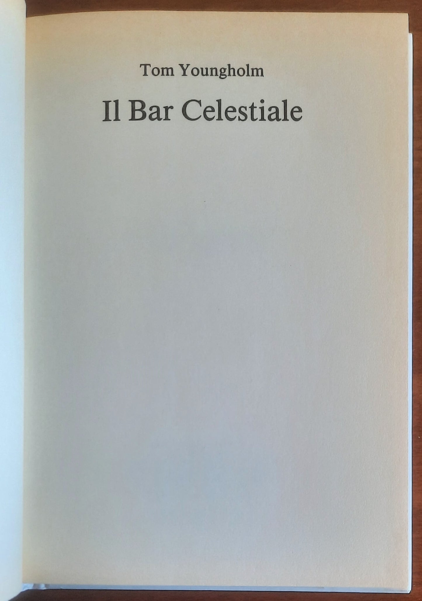 Il bar celestiale - di Tom Youngholm - CDE