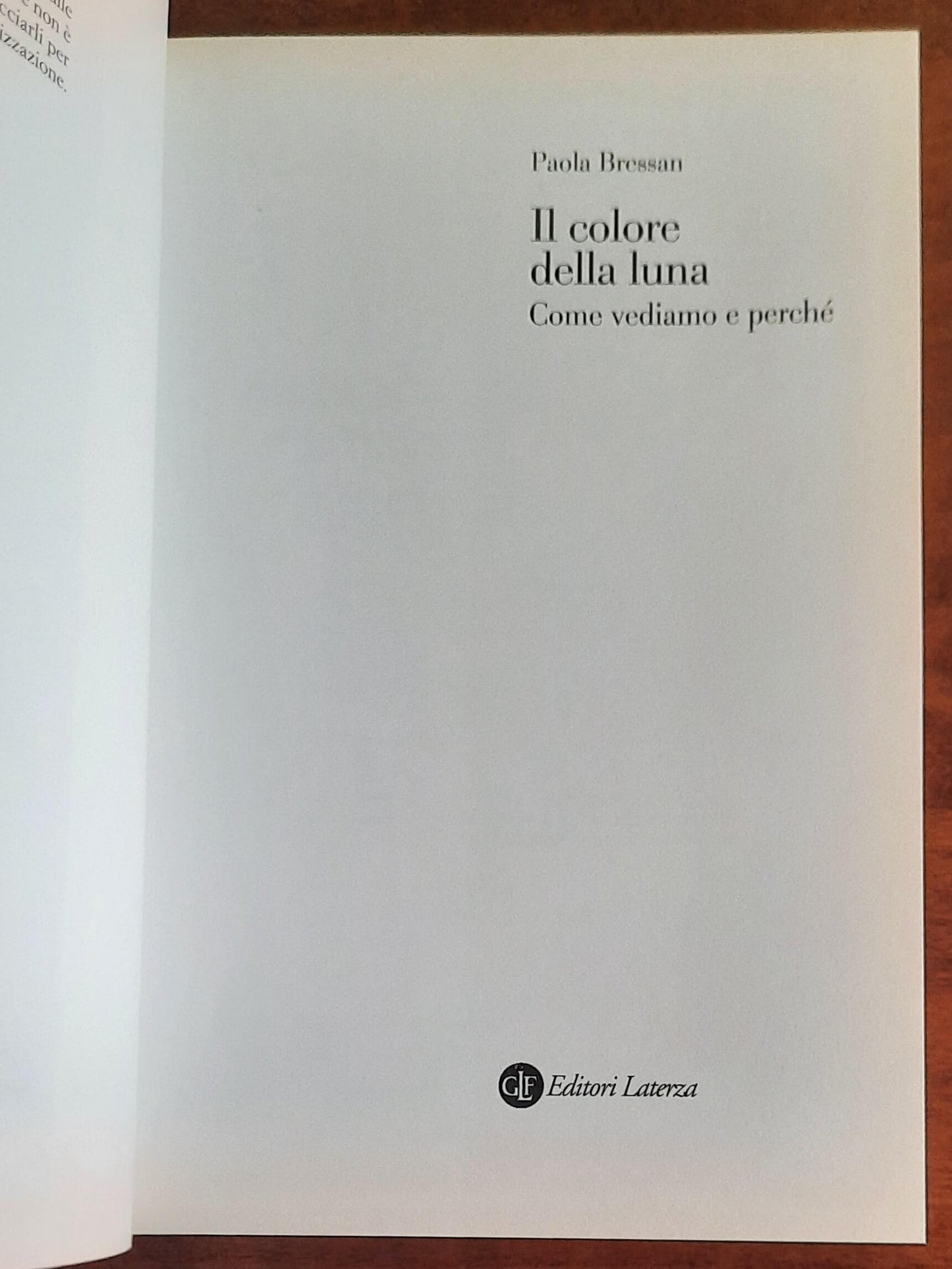 Il colore della luna. Come vediamo e perché