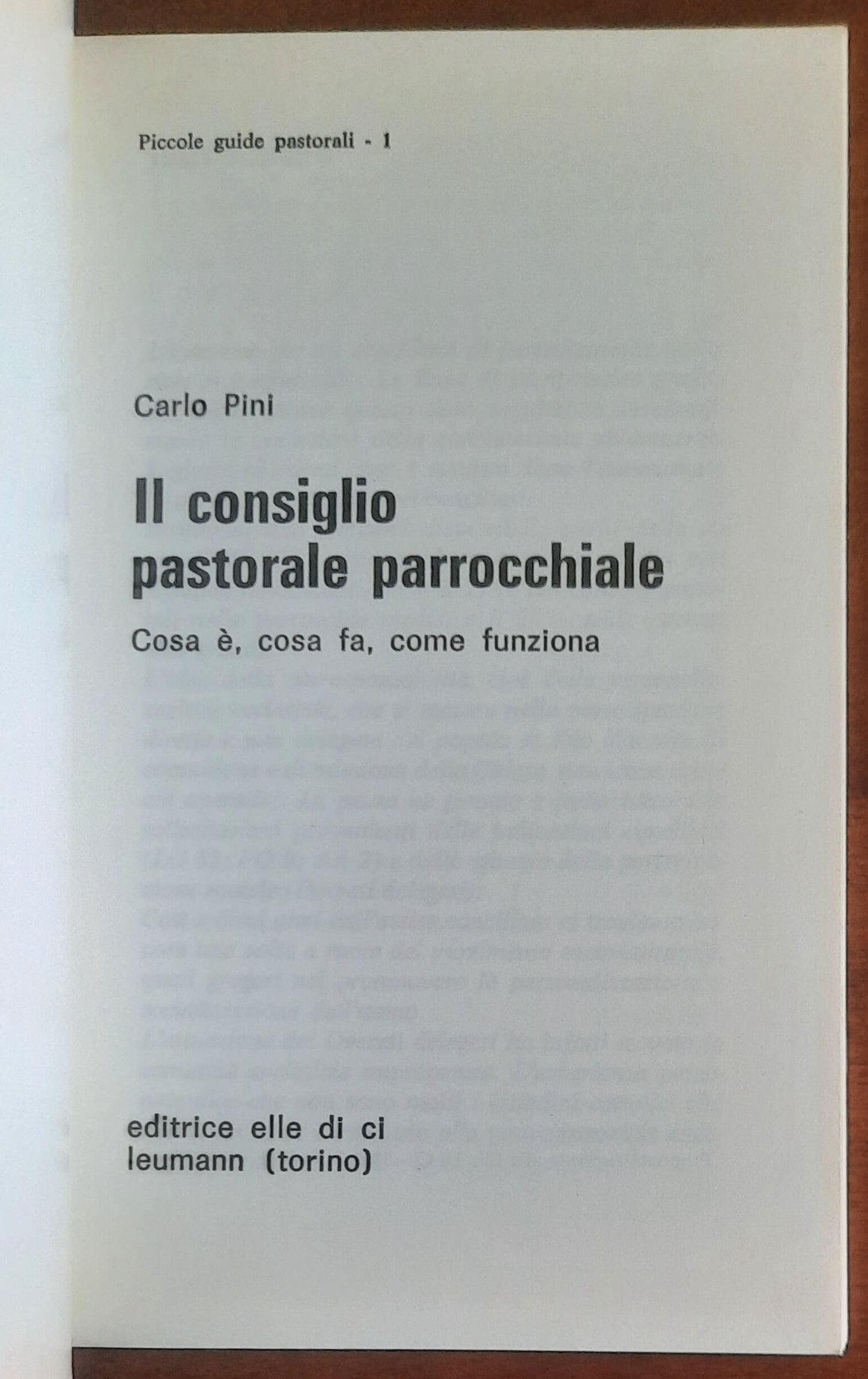 Il consiglio pastorale parrocchiale. Cosa è, cosa fa, come funziona