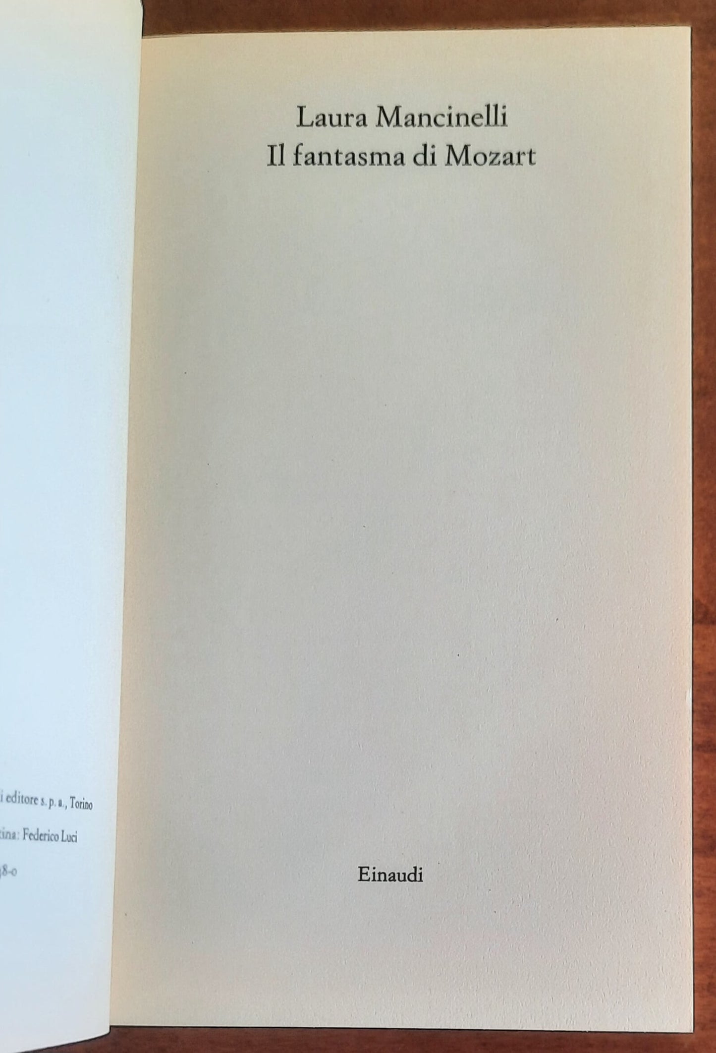 Il fantasma di Mozart - Einaudi