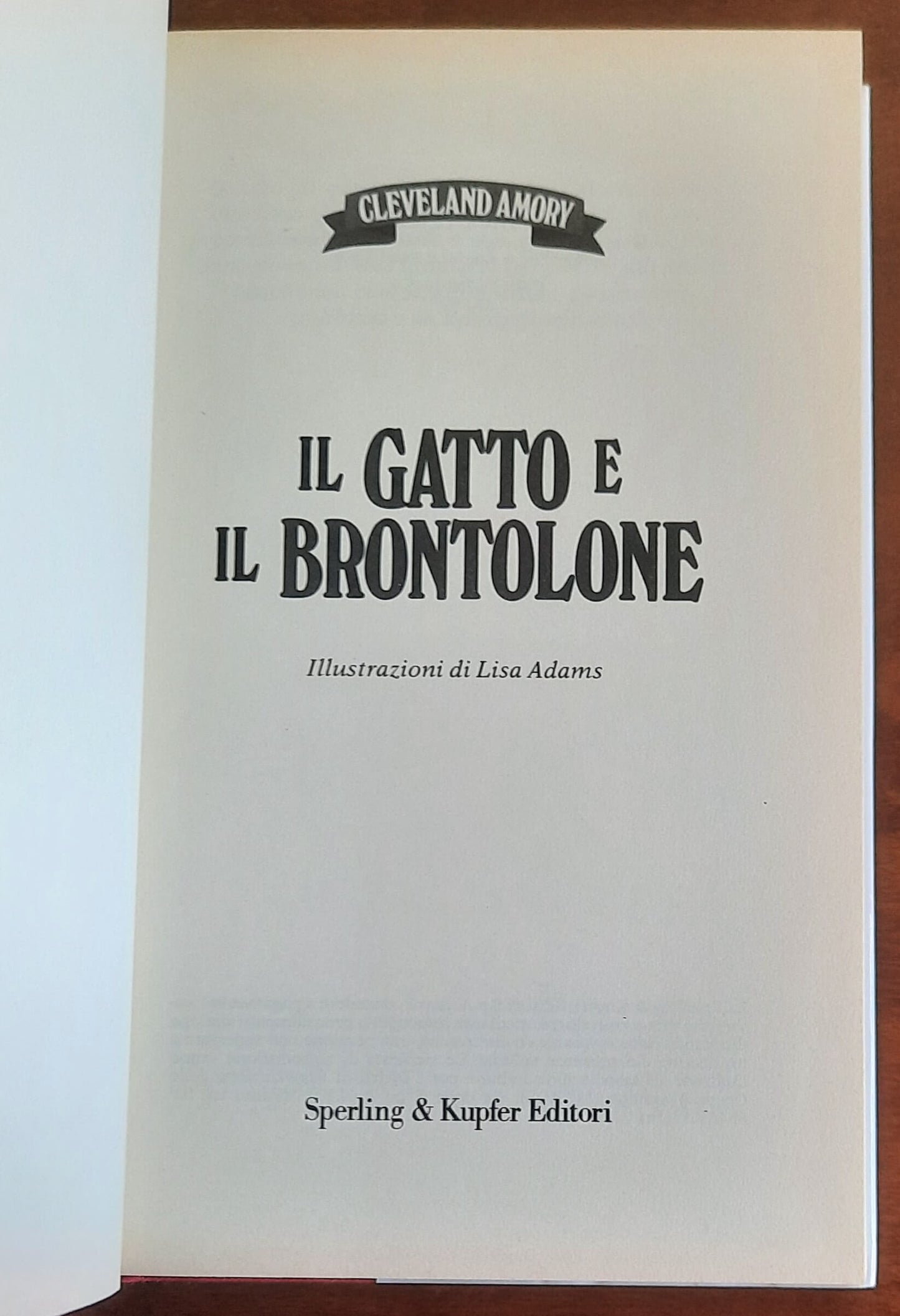 Il gatto e il brontolone - Sperling e Kupfer