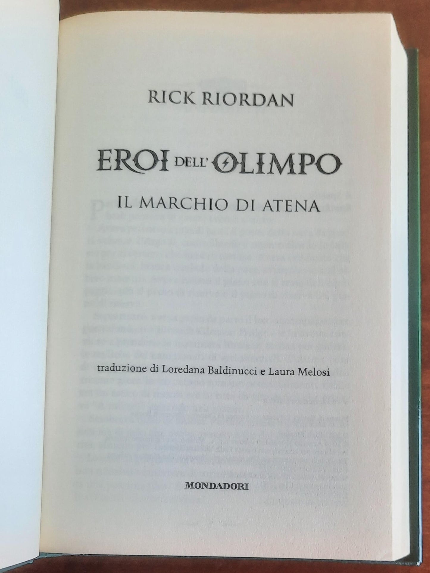 Il marchio di Atena. Eroi dell’Olimpo - vol. 3