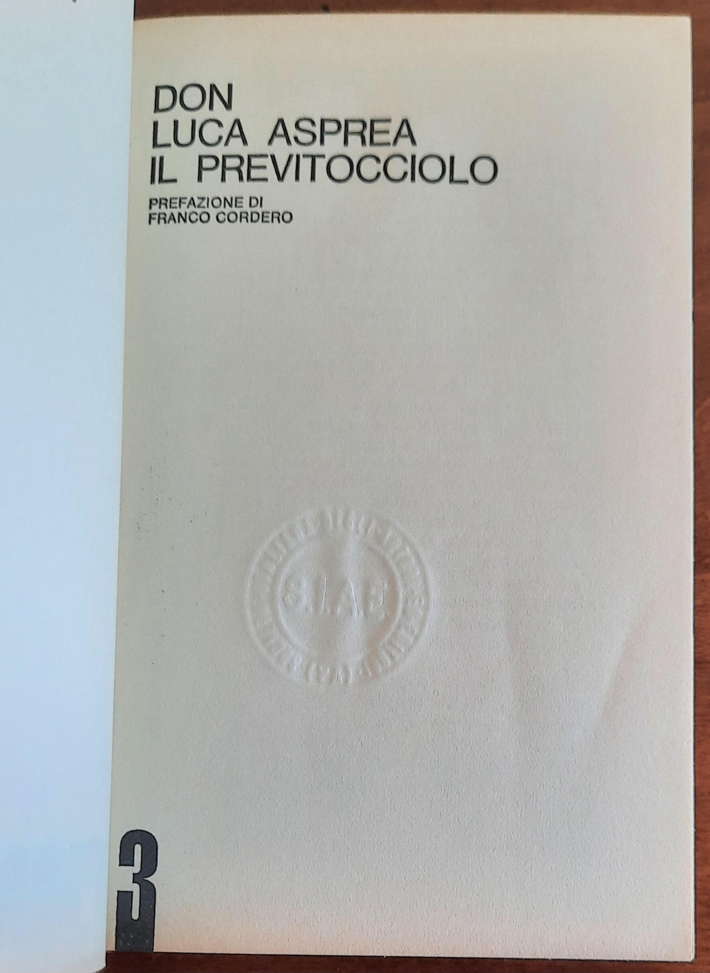 Il previtocciolo - di Don Luca Asprea - Feltrinelli