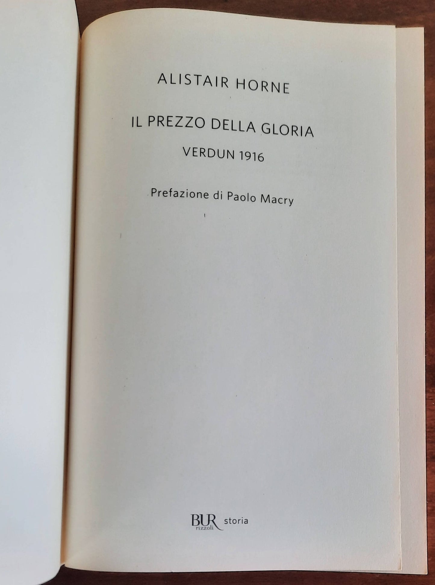 Il prezzo della gloria. Verdun 1916 - B.U.R.