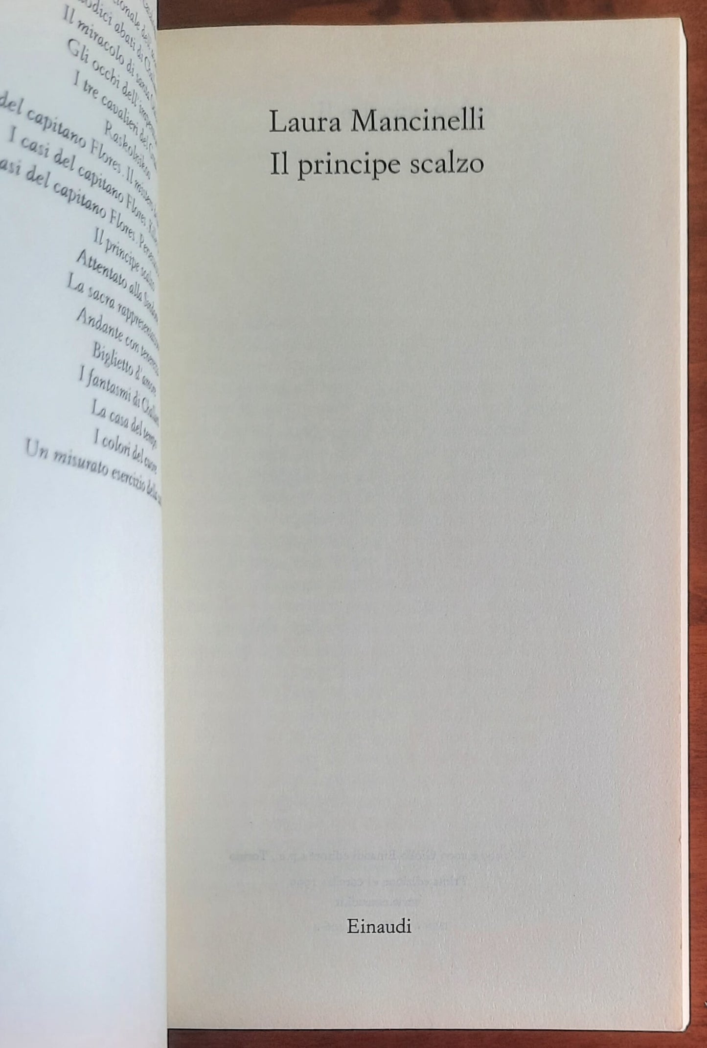 Il principe scalzo - di Laura Mancinelli - Einaudi