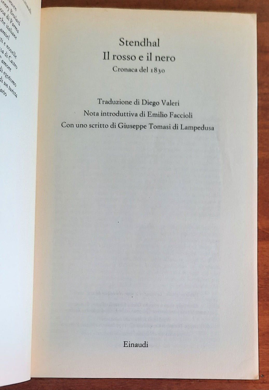 Il rosso e il nero