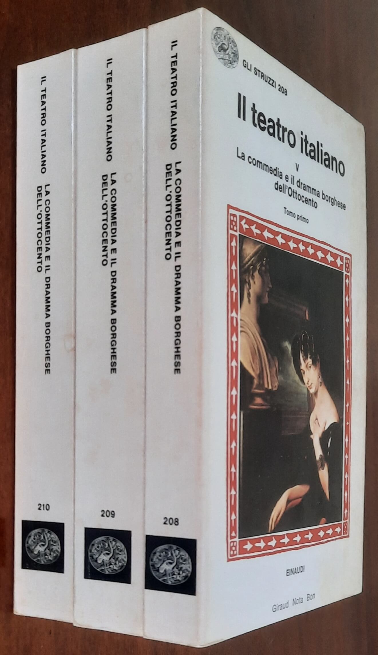 Il teatro italiano. La commedia e il dramma borghese dell’Ottocento - 3 vol.