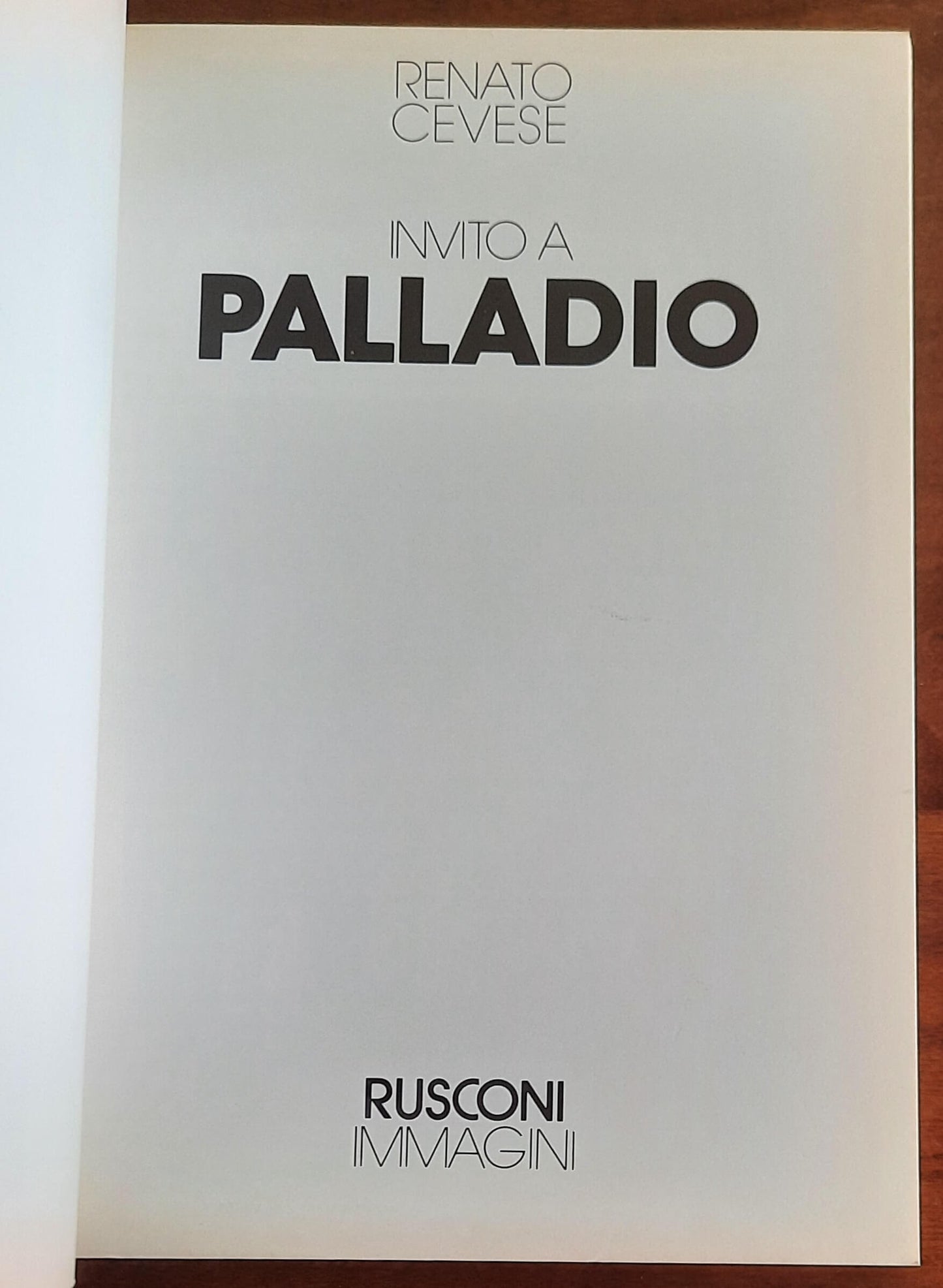 Invito a Palladio - Rusconi