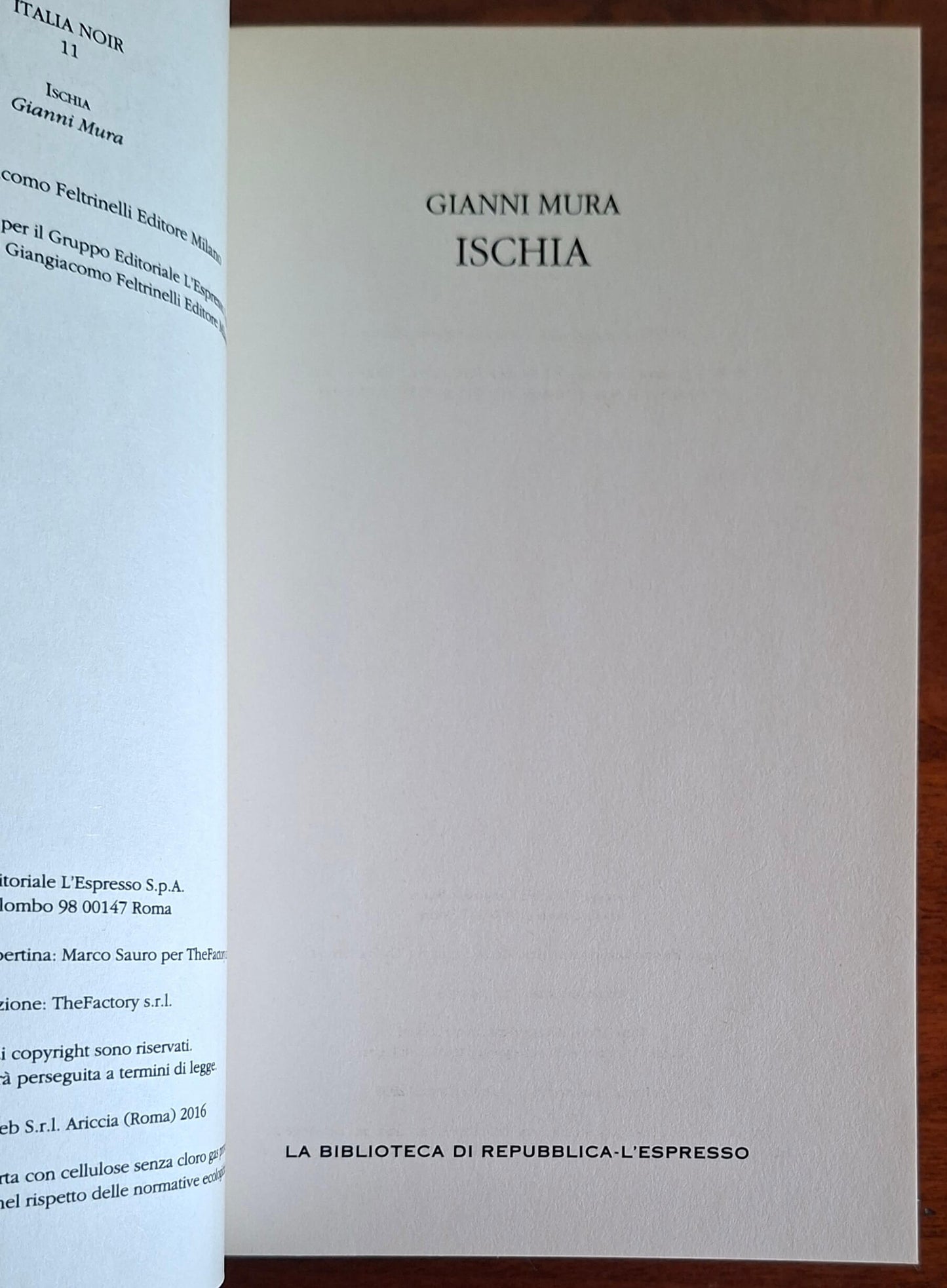 Ischia - di Gianni Mura - La Biblioteca Di Repubblica