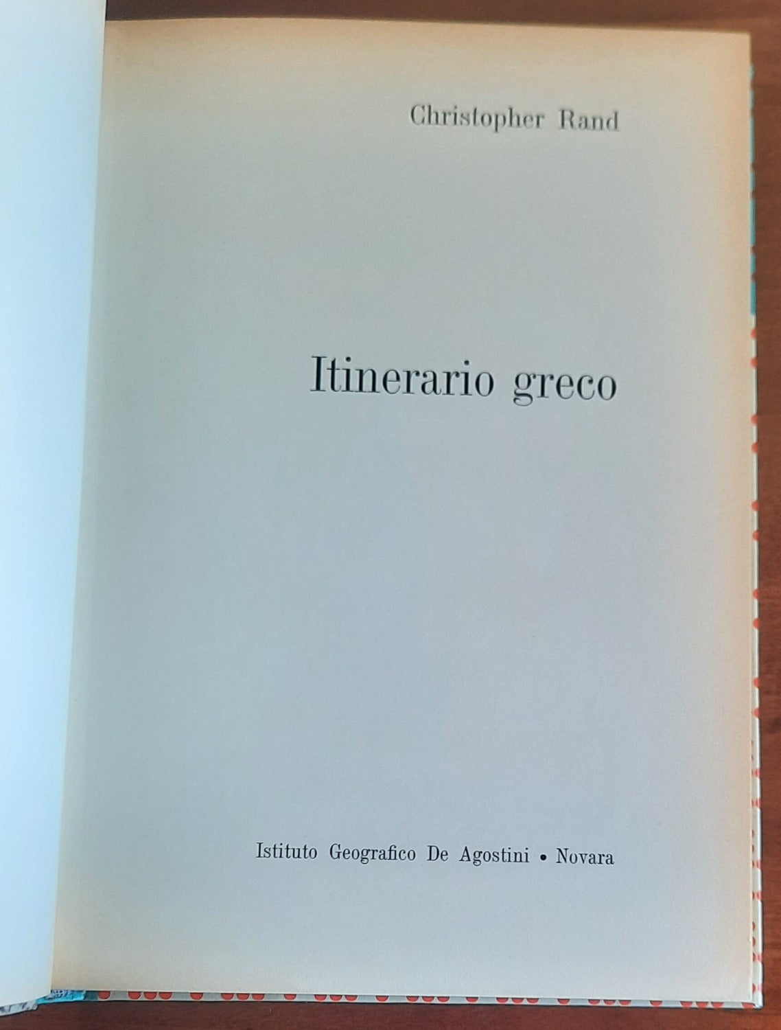 Itinerario greco