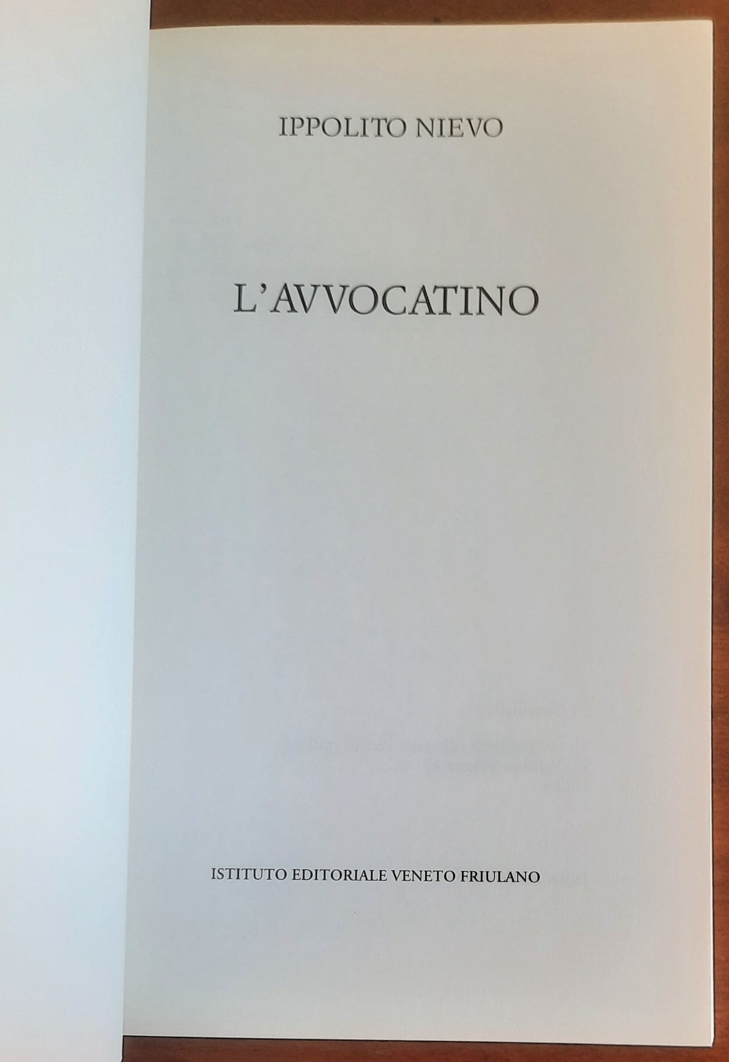 L’Avvocatino - di Ippolito Nievo