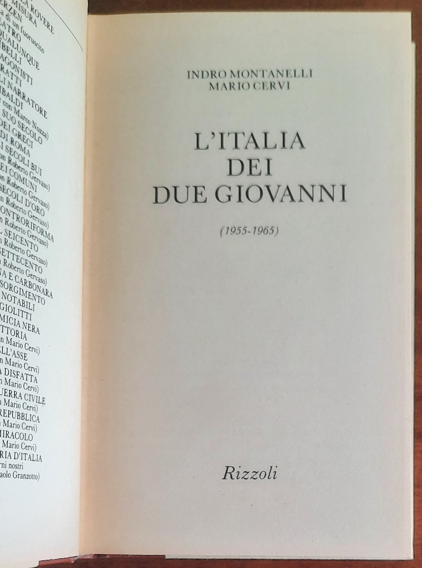 L’Italia dei due Giovanni (1955 - 1965) - Rizzoli