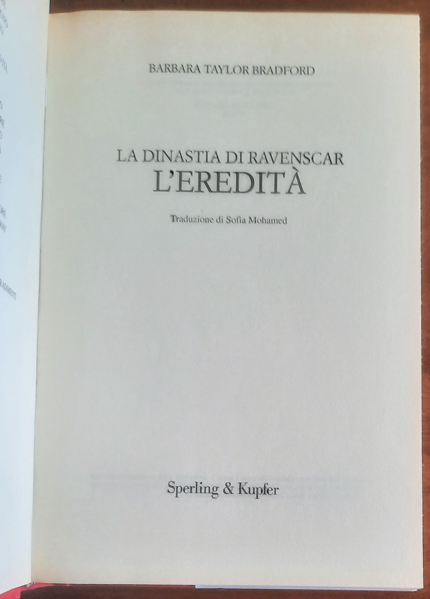 L’eredità. La dinastia di Ravenscar - di Barbara Taylor Bradford