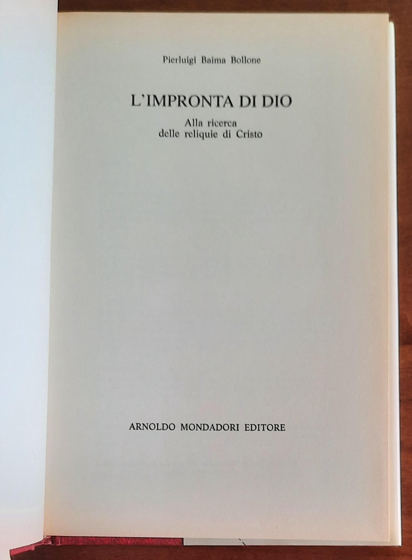 L’impronta di Dio. Alla ricerca delle reliquie di Cristo