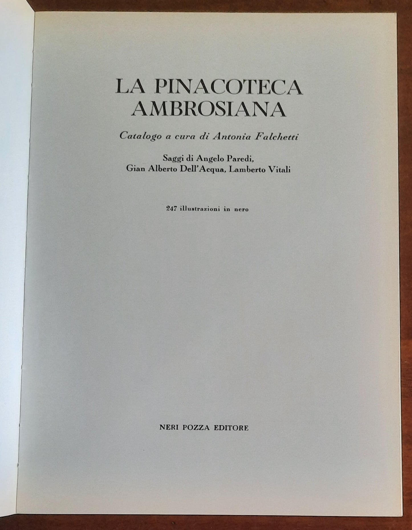 La Pinacoteca Ambrosiana - Neri Pozza Editore