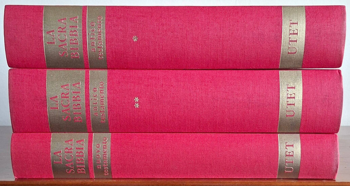La Sacra Bibbia - in 3 vol. - Utet