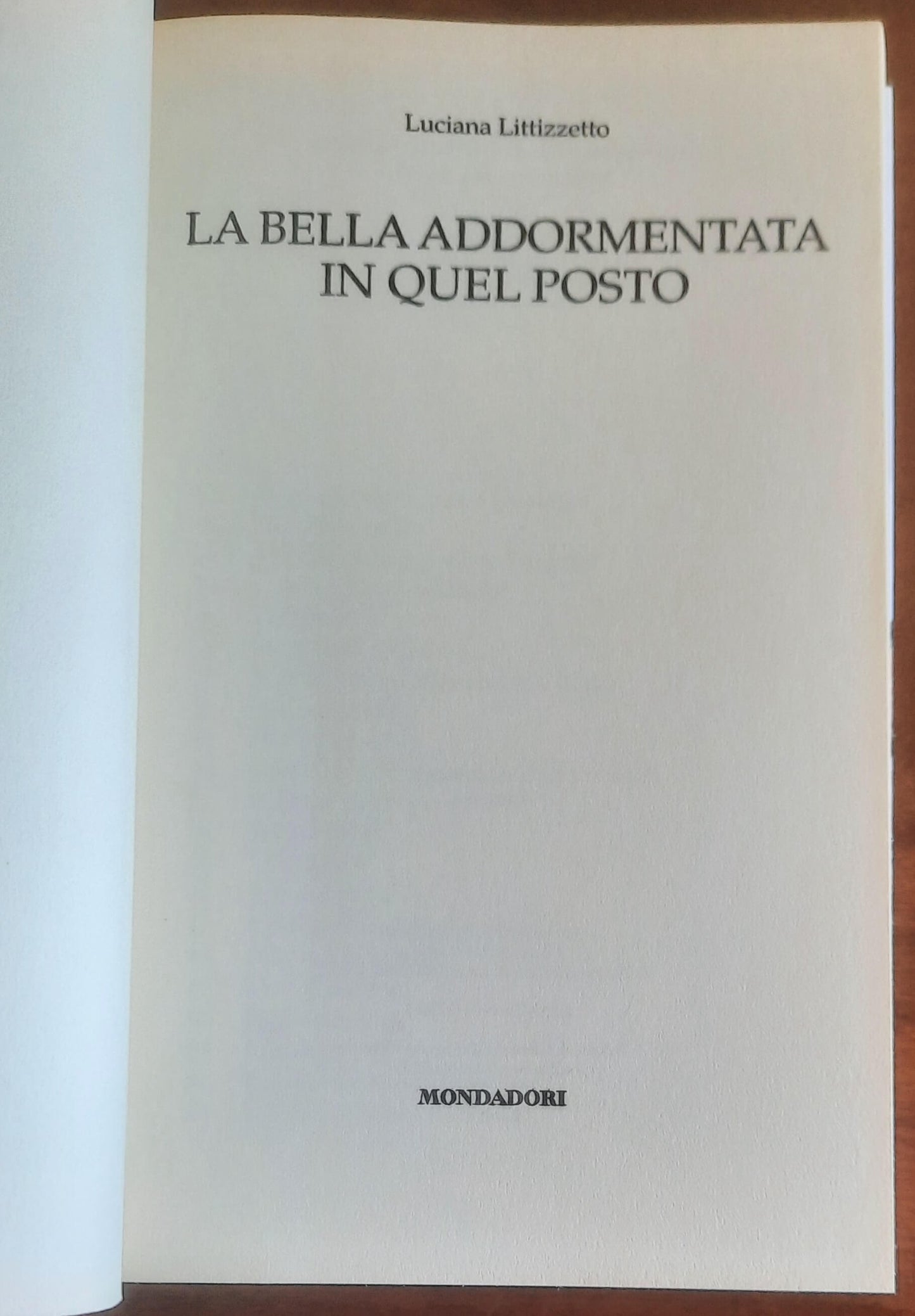 La bella addormentata in quel posto - di Luciana Littizzetto