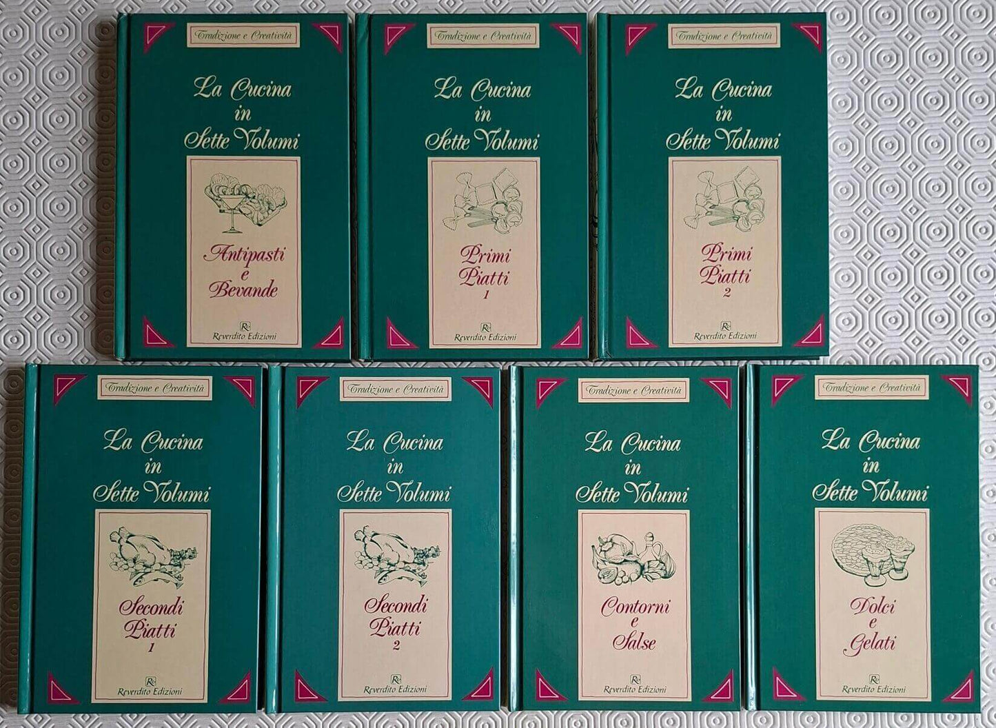 La cucina in sette volumi - Stella Donati - Reverdito Edizioni