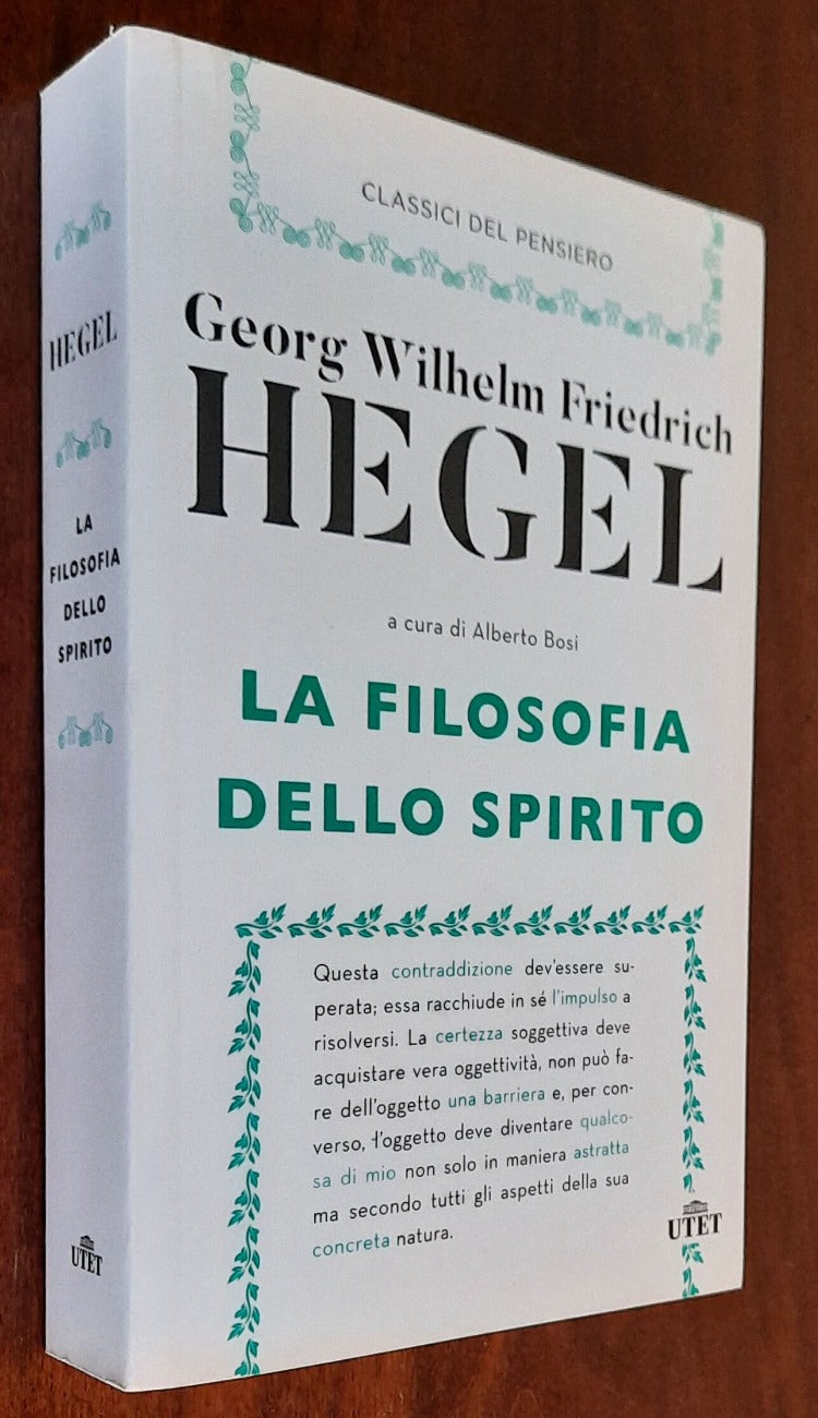 La filosofia dello spirito - Hegel - Classici del pensiero