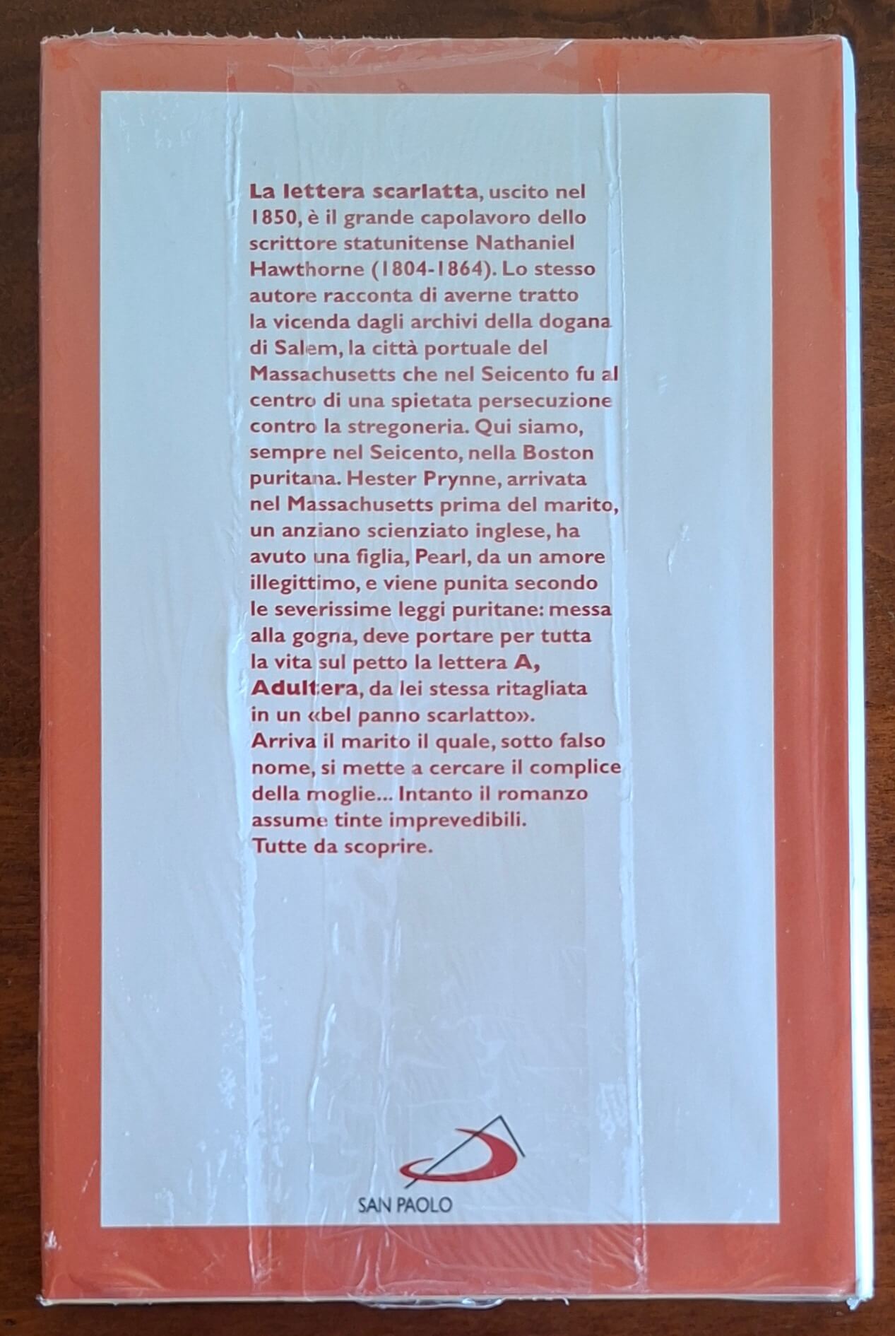 La lettera scarlatta - di Nathaniel Hawthorne - Ediz. San Paolo