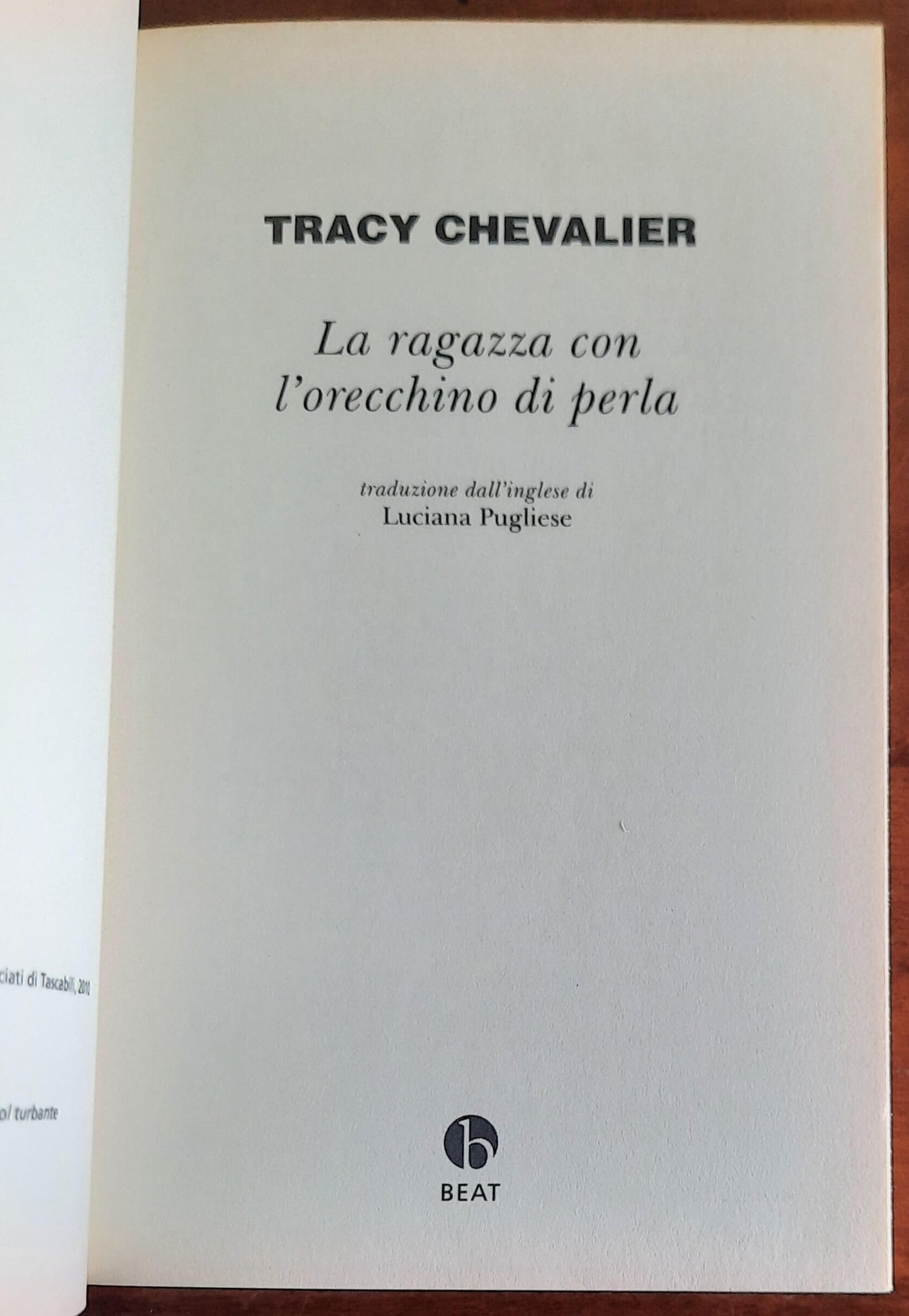 La ragazza con l’orecchino di perla - di Tracy Chevalier