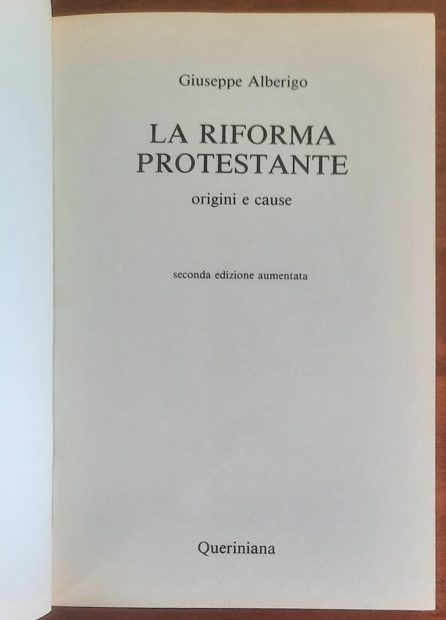 La riforma protestante. Origine e cause - Editrice Queriniana