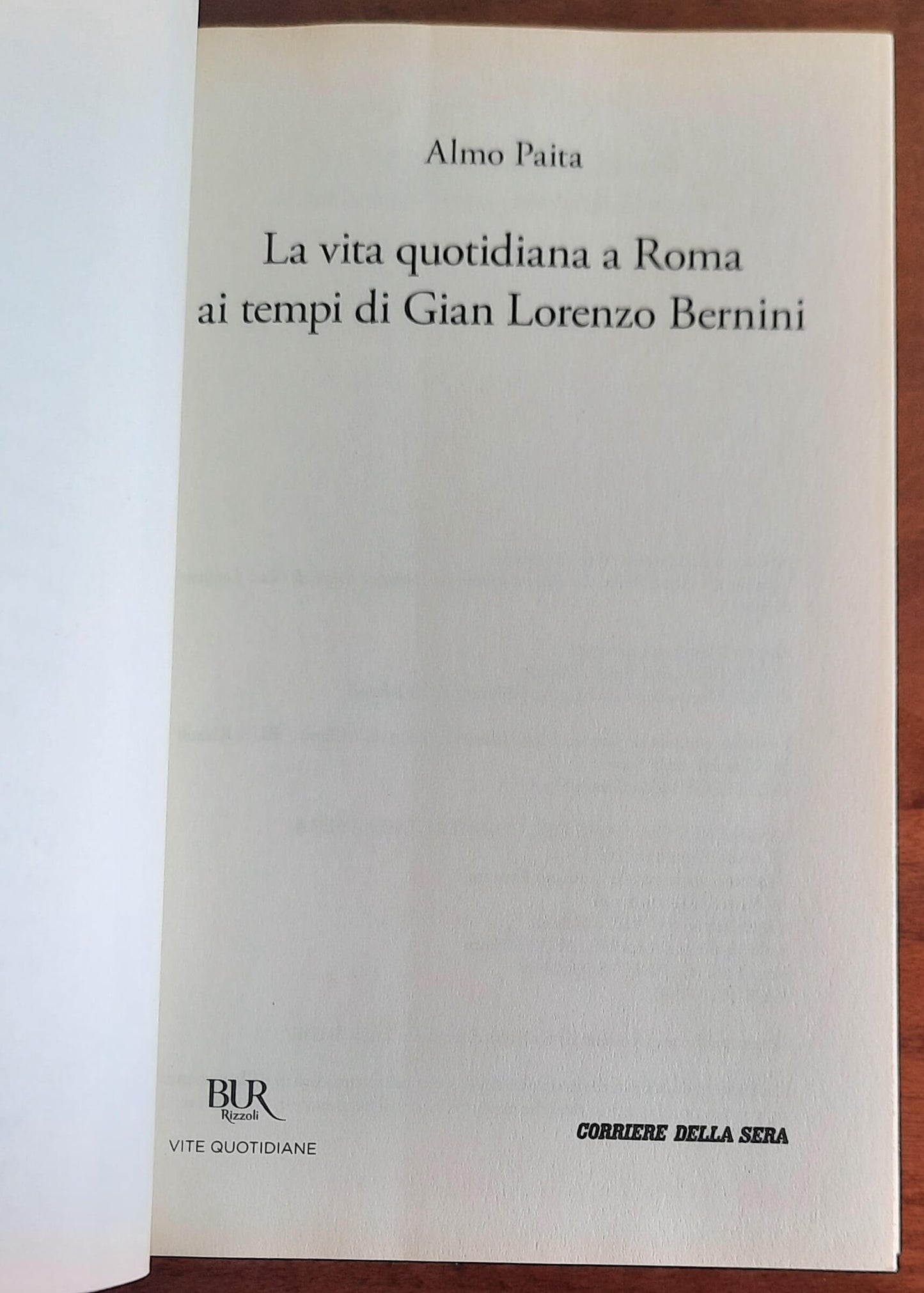 La vita quotidiana a Roma ai tempi di Gian Lorenzo Bernini