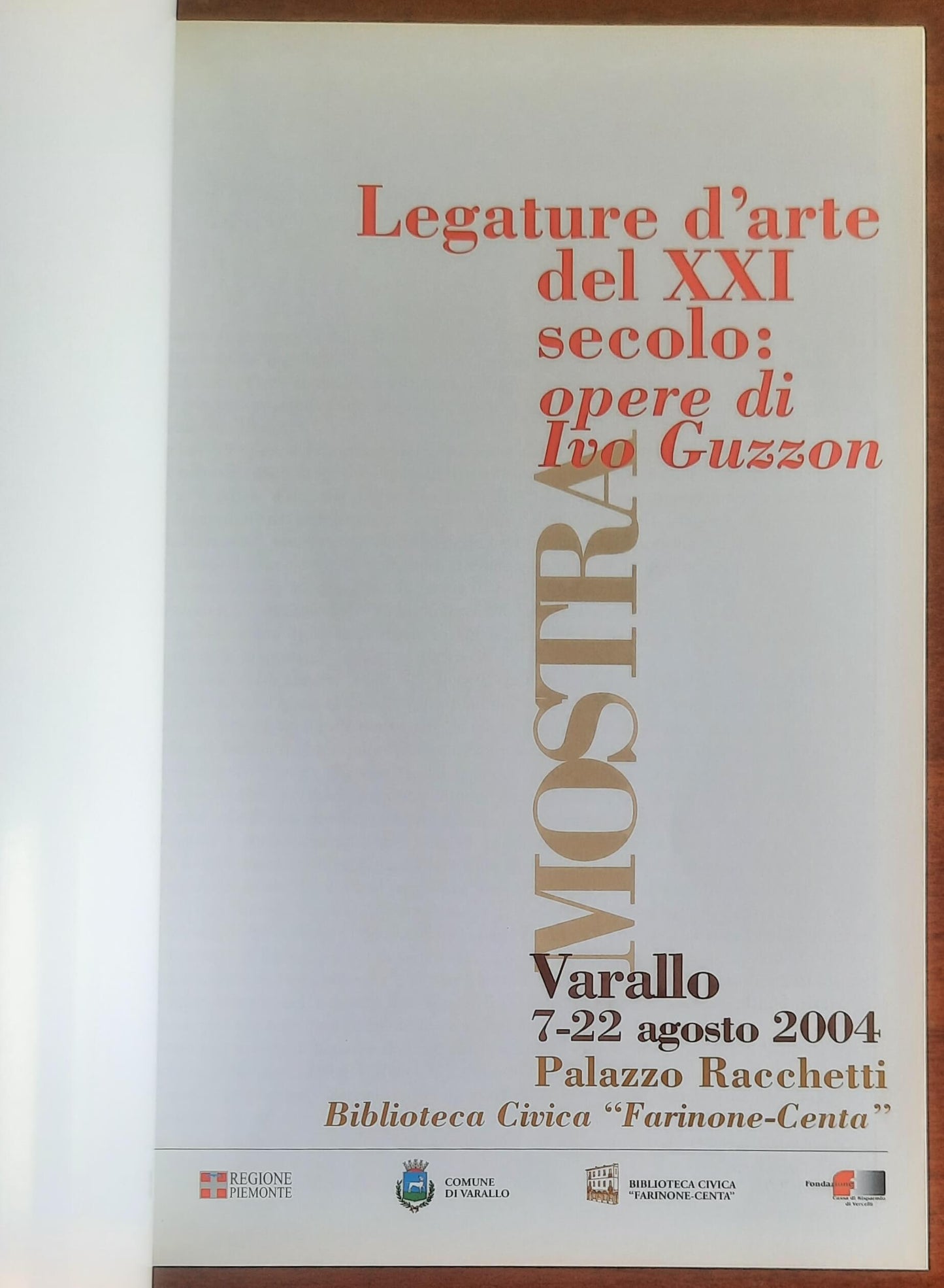 Legature d’arte del XXI secolo opere di Ivo Guzzon