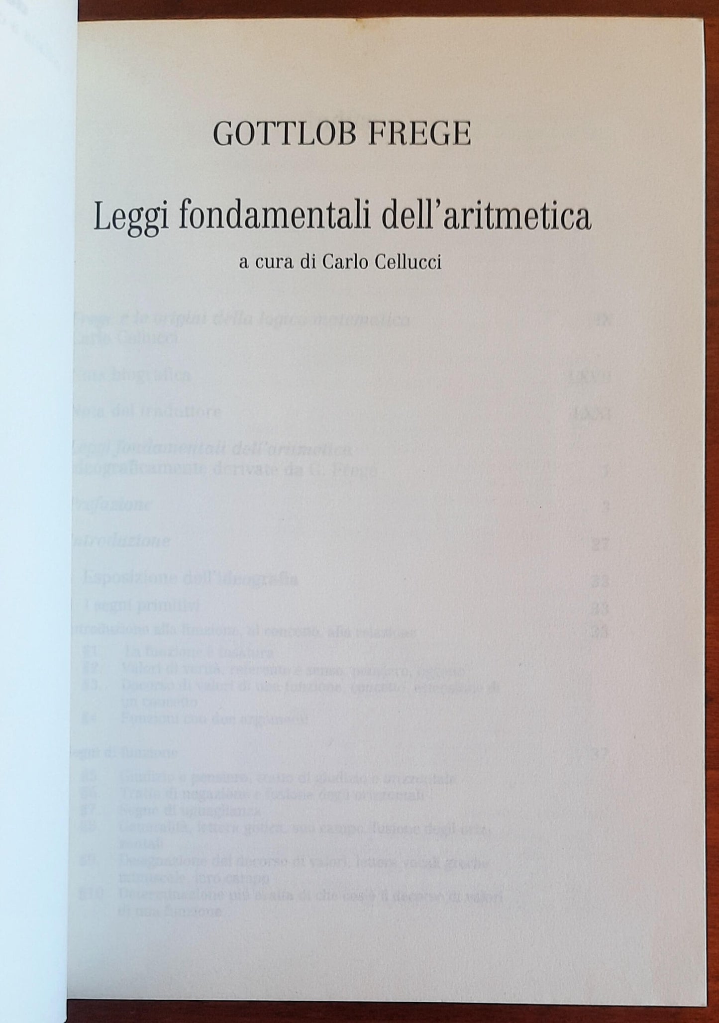 Leggi fondamentali dell’aritmetica - Gottlob Frege - Edizioni Teknos