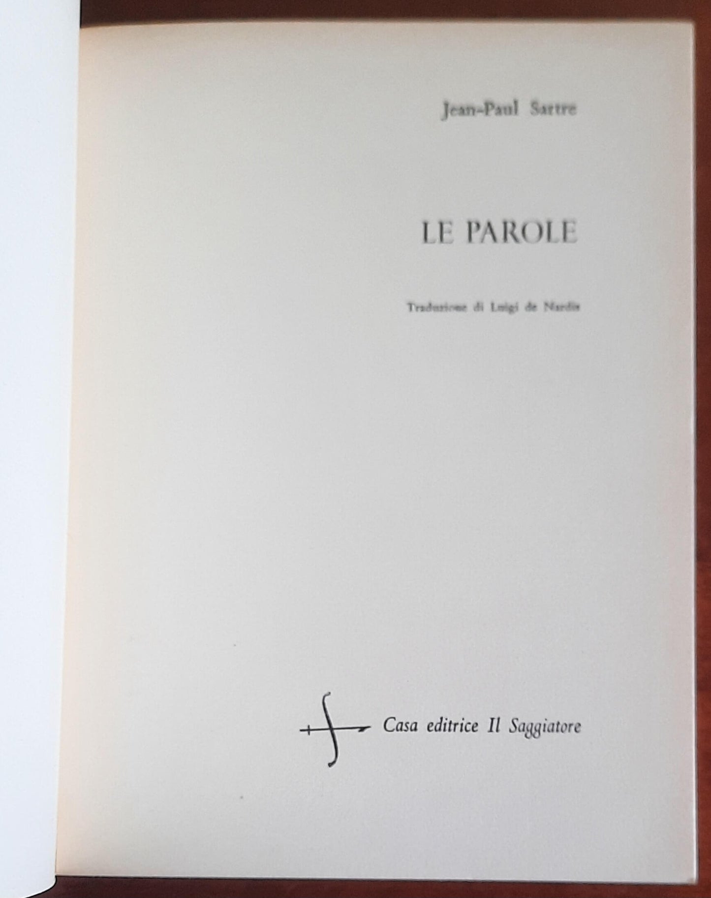 Le parole - di Jean-Paul Sartre - Il Saggiatore