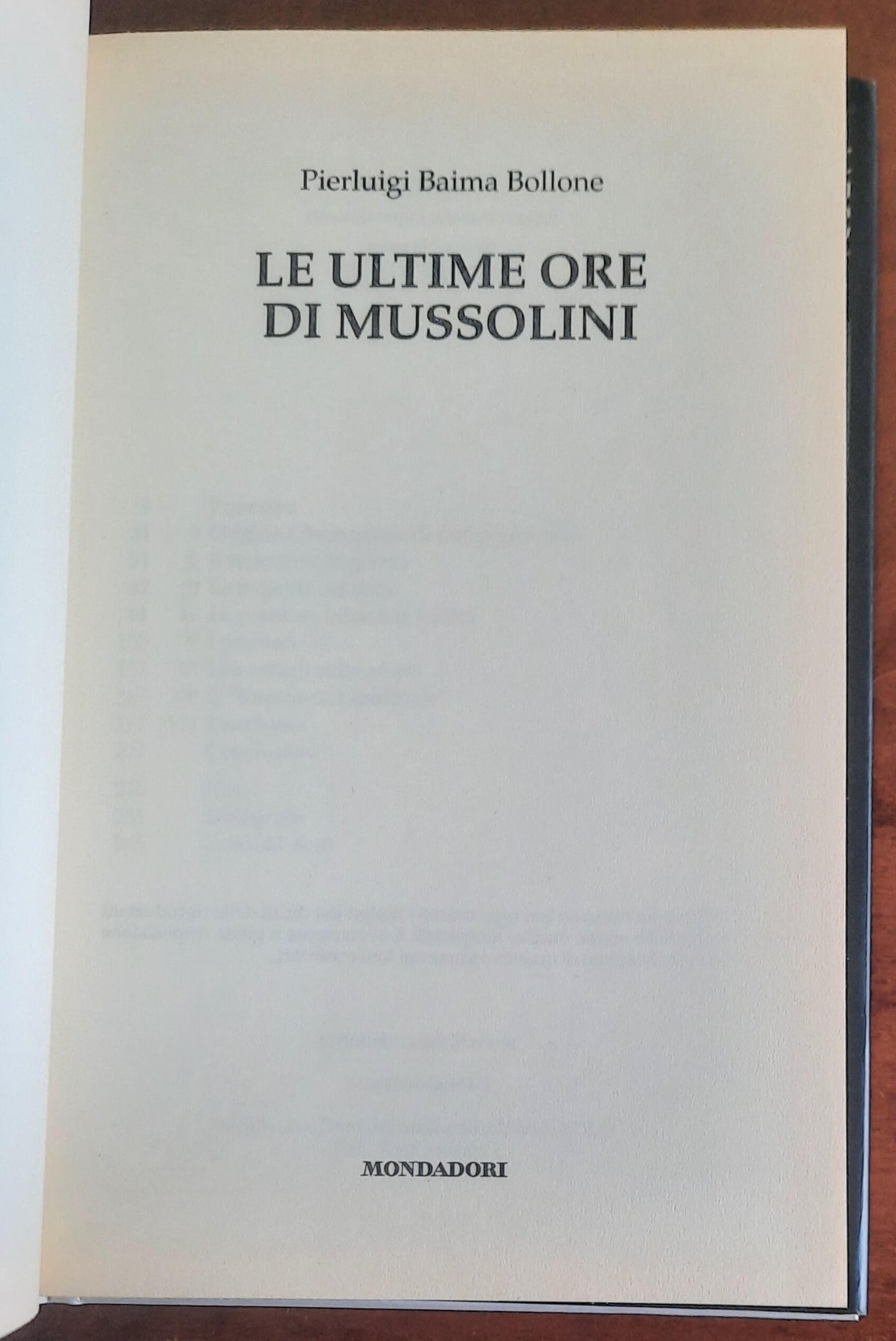 Le ultime ore di Mussolini - Mondadori